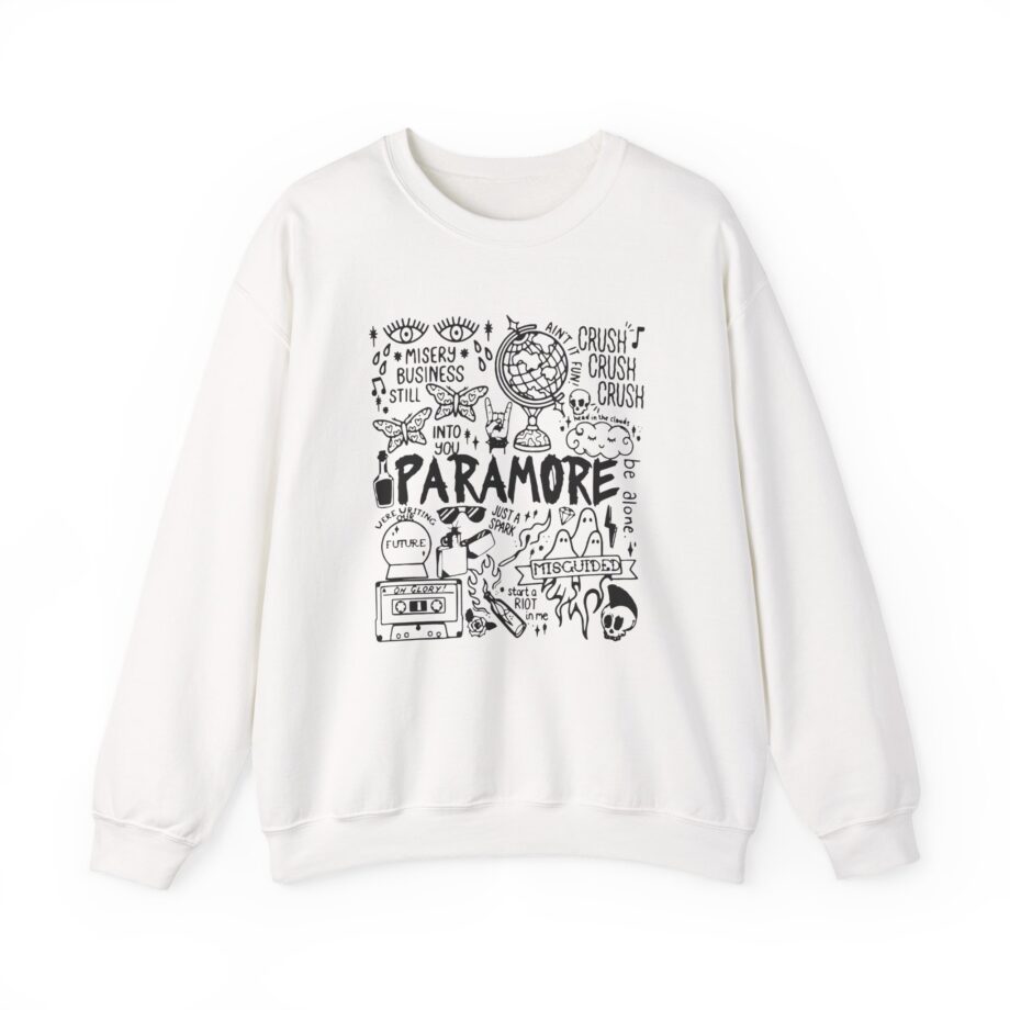 Hayley Willians Camiseta Paramore Emo Rock Unisex Heavy Blend™ Crewneck Sweatshirt