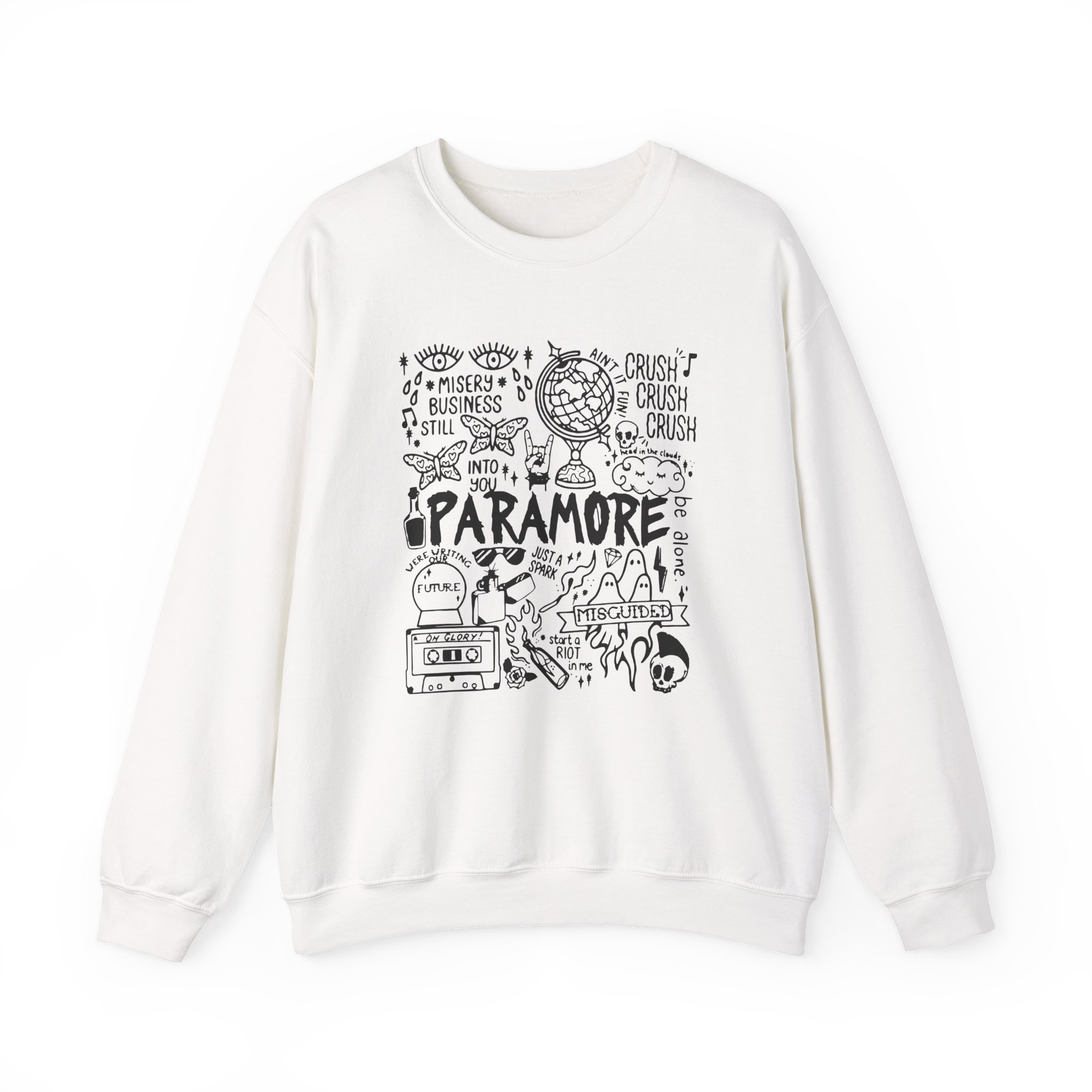 Hayley Willians Camiseta Paramore Emo Rock Unisex Heavy Blendâ„¢ Crewneck Sweatshirt