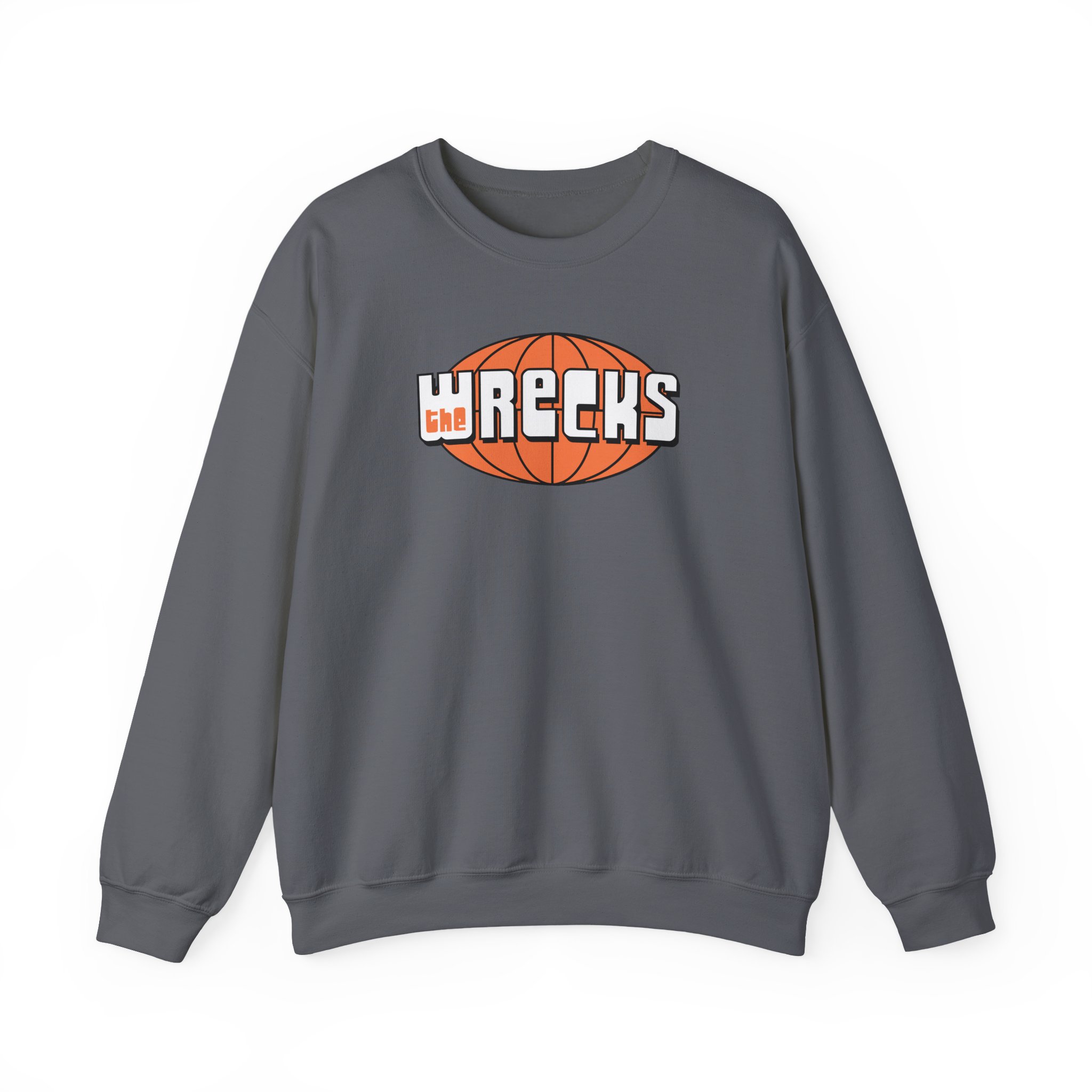 The Wrecks Retro Globe Unisex Heavy Blendâ„¢ Crewneck Sweatshirt