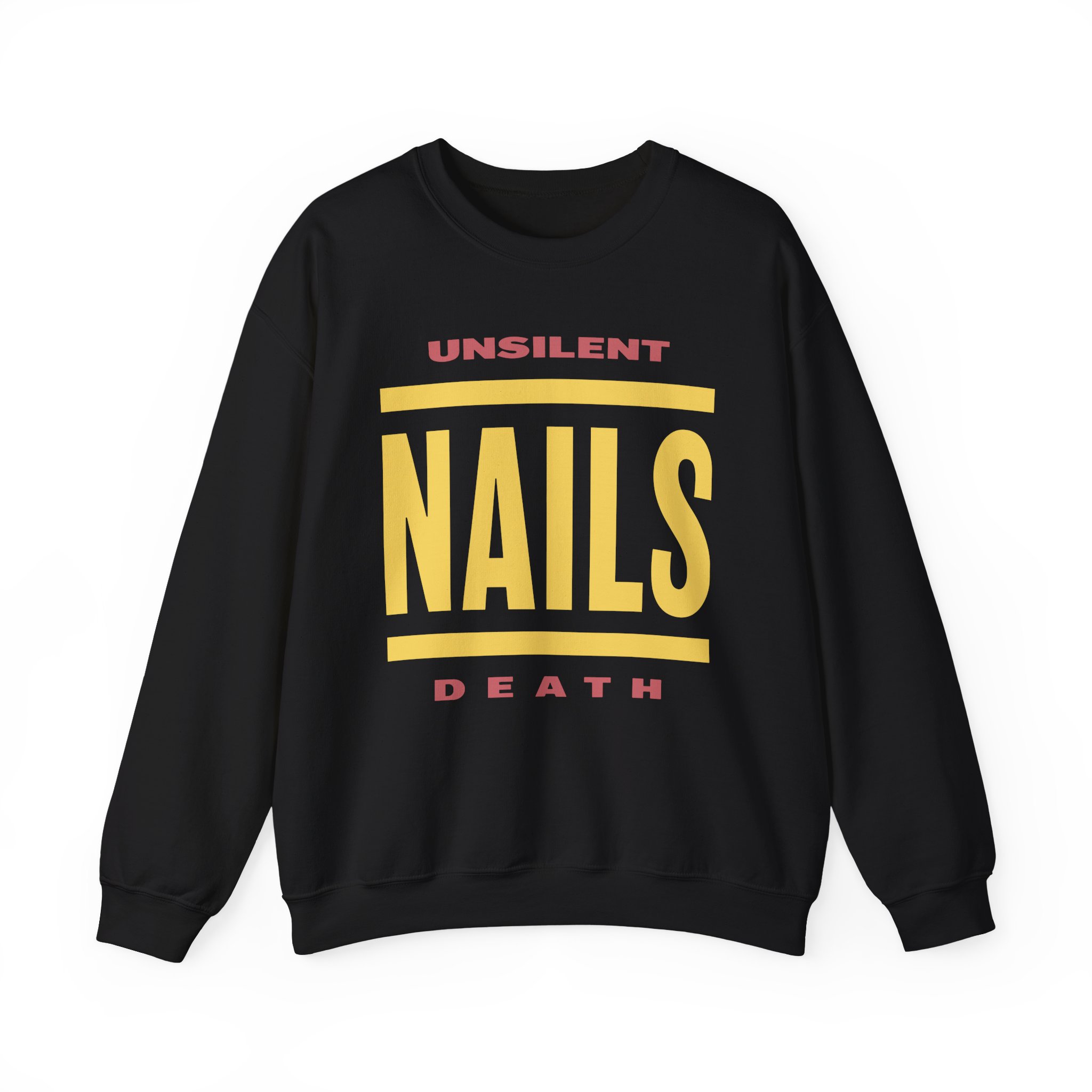 Nails Bold Lines Unisex Heavy Blendâ„¢ Crewneck Sweatshirt