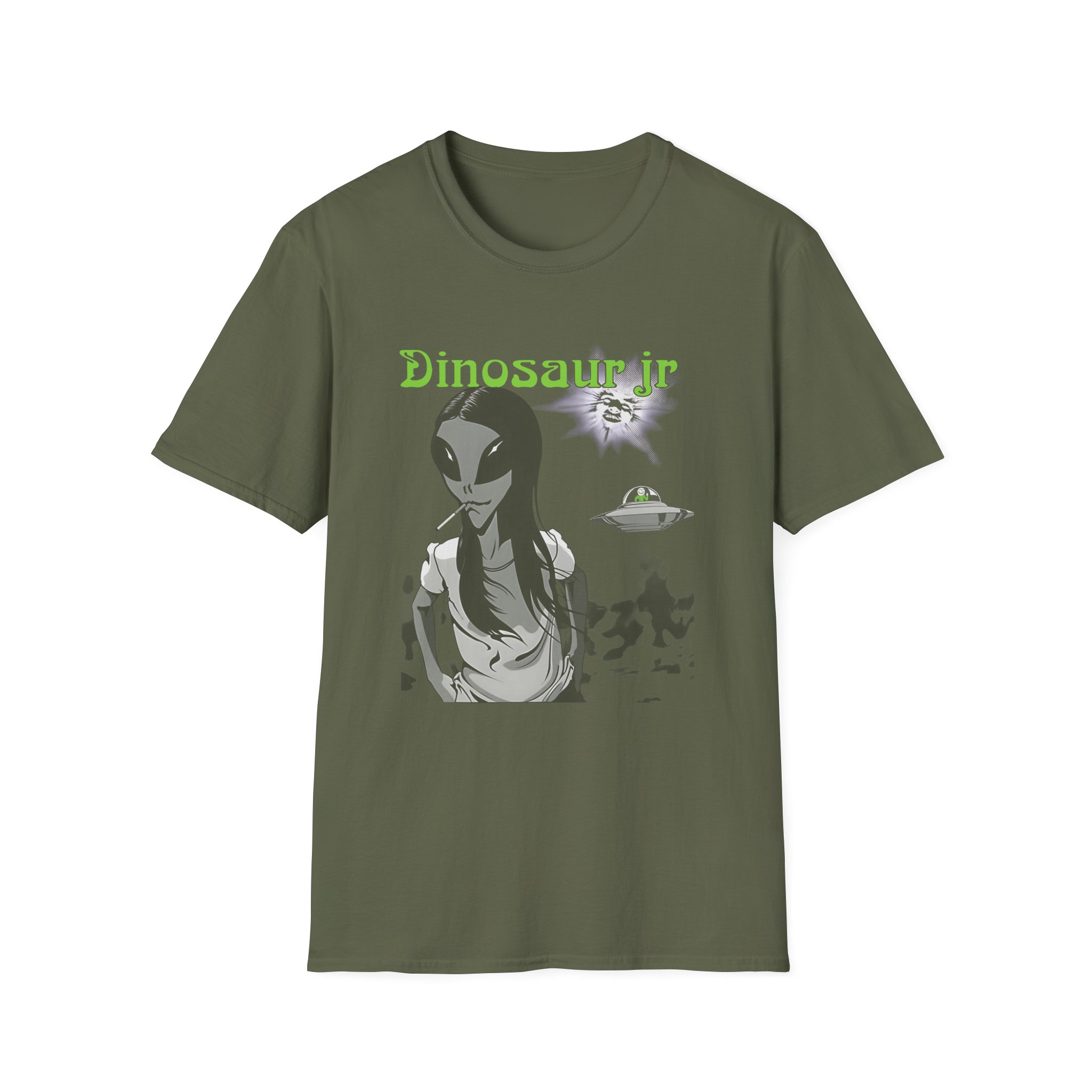 Dinosaur Jr Alien Unisex Softstyle T-Shirt