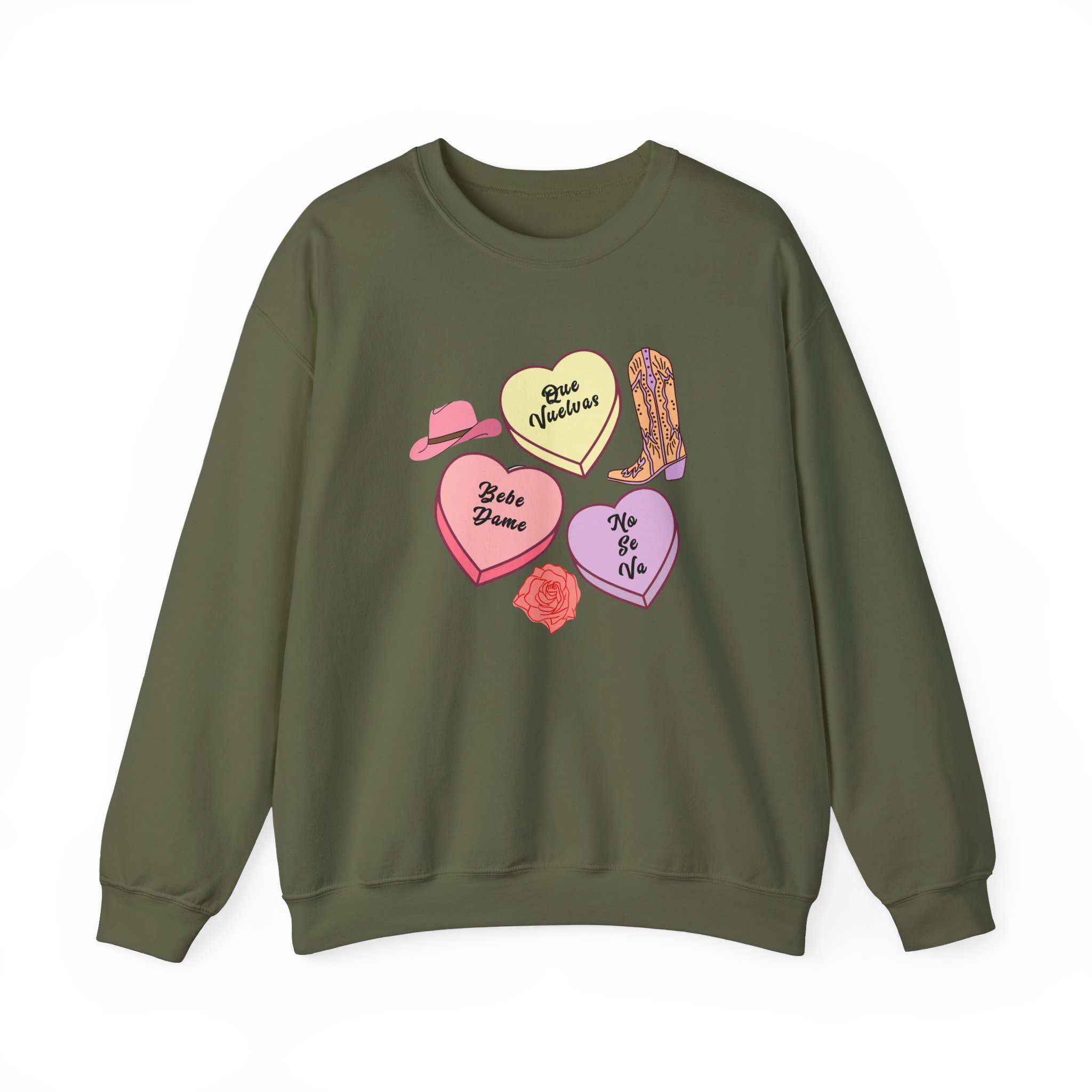 Grupo Frontera Cute Fan Unisex Heavy Blendâ„¢ Crewneck Sweatshirt