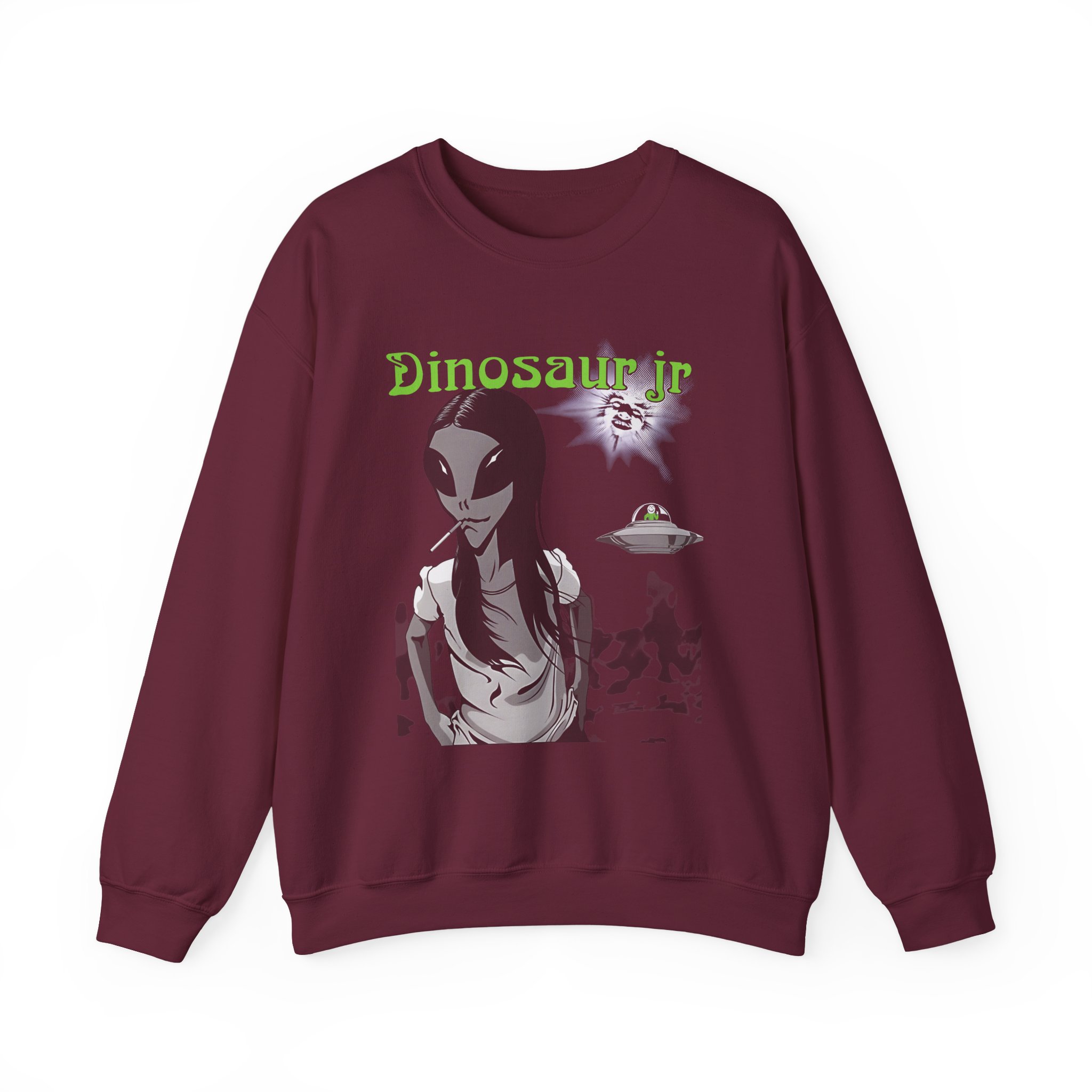 Dinosaur Jr Alien Unisex Heavy Blendâ„¢ Crewneck Sweatshirt