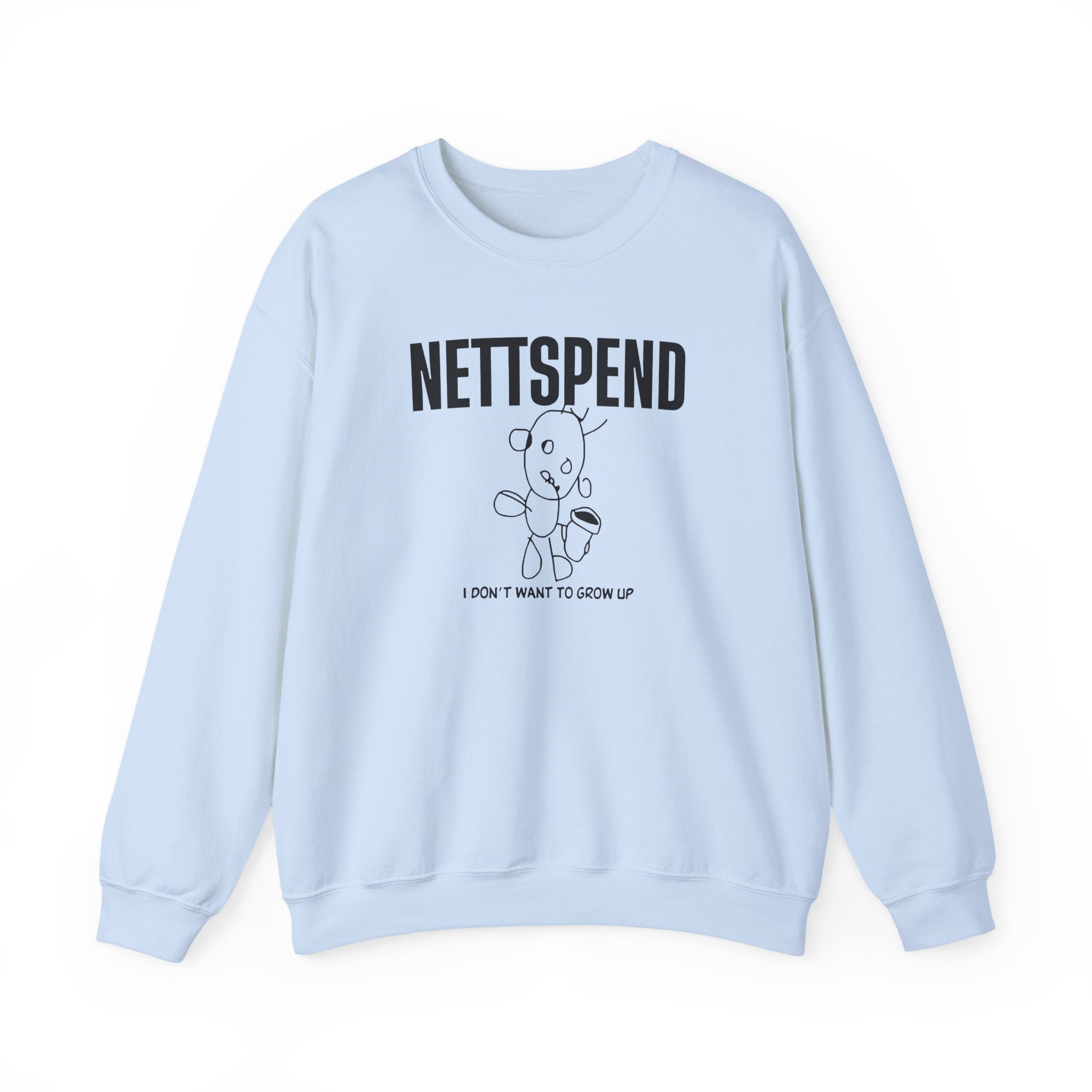 Nettspend I Dont Want to Grow Up Unisex Heavy Blendâ„¢ Crewneck Sweatshirt