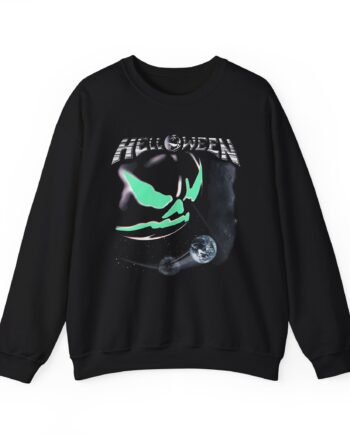 Helloween the Dark Ride Glow in the Dark Unisex Heavy Blend™ Crewneck Sweatshirt
