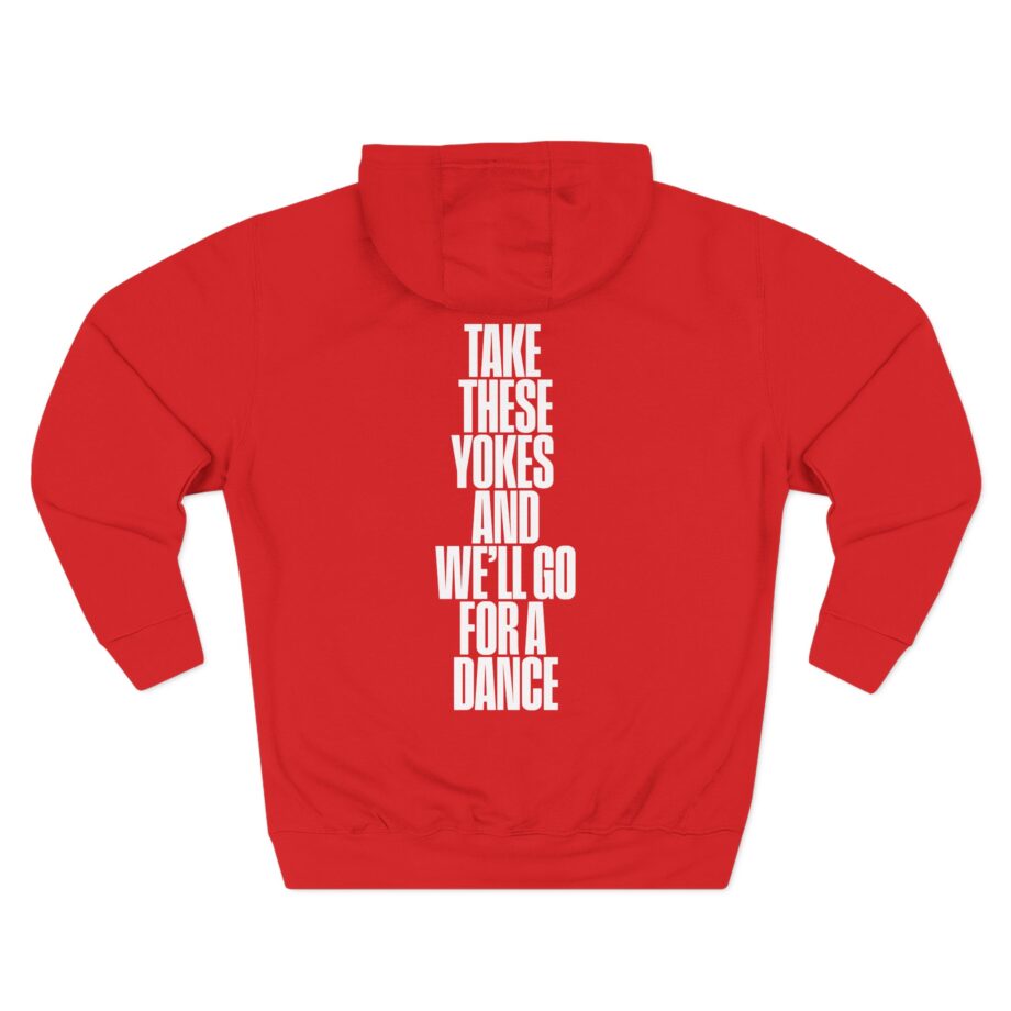Kneecap Yokes Three-Panel Fleece Hoodie