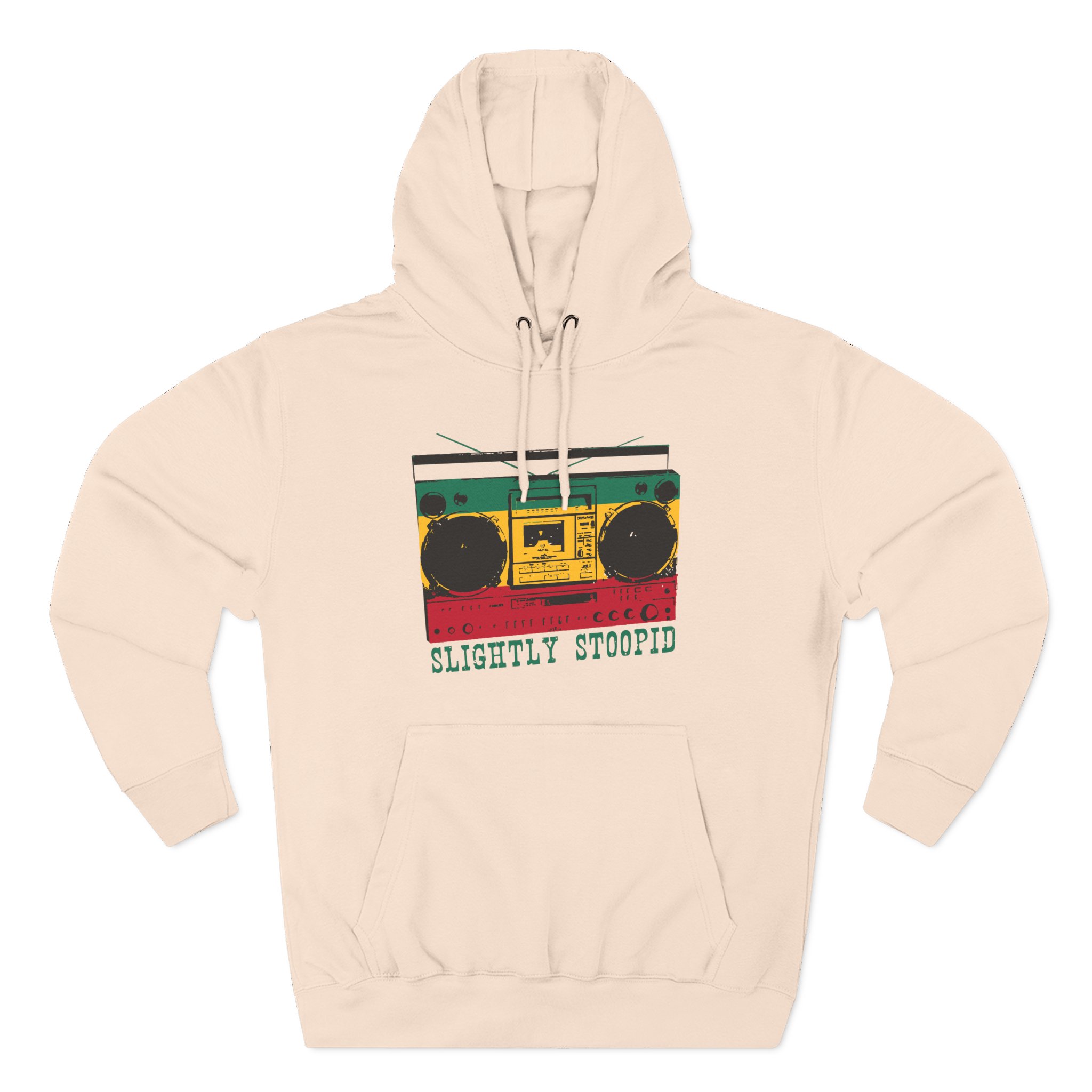 Slightly Stoopid Ghetto Blaster Raglan Three-Panel Fleece Hoodie