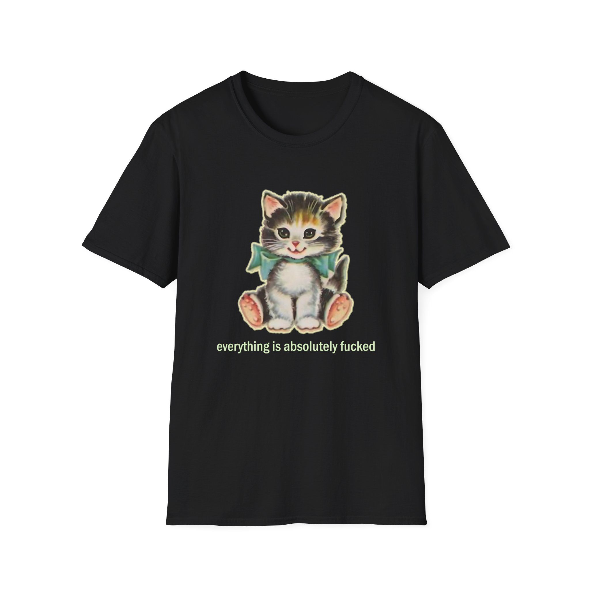 Paleface Cursed Cat Unisex Softstyle T-shirt