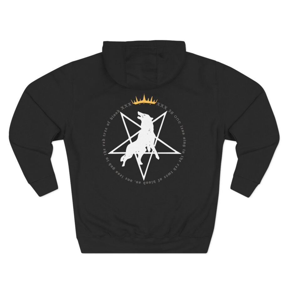 Marduk Red Tree of Blood Three-Panel Fleece Hoodie