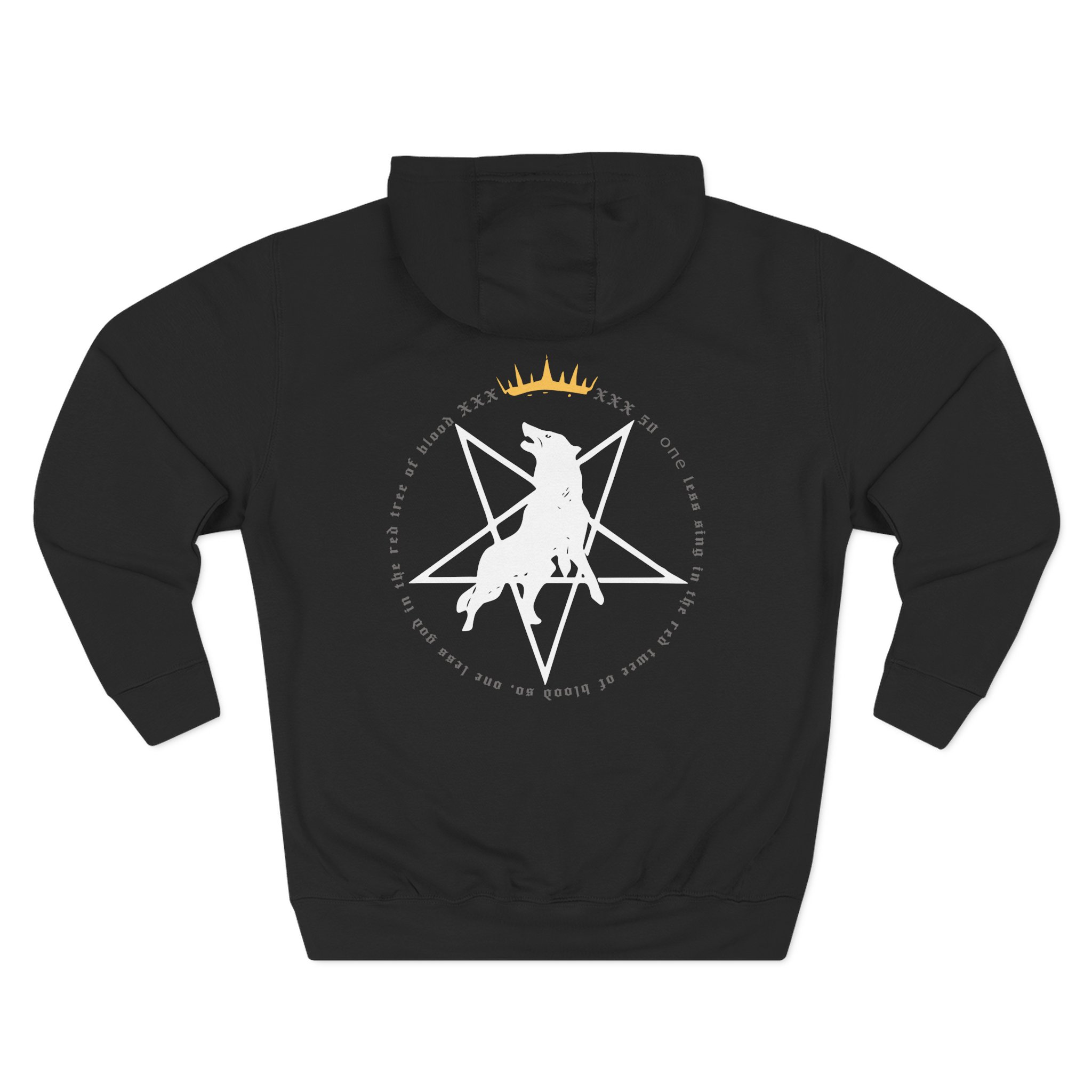 Marduk Red Tree of Blood Three-Panel Fleece Hoodie