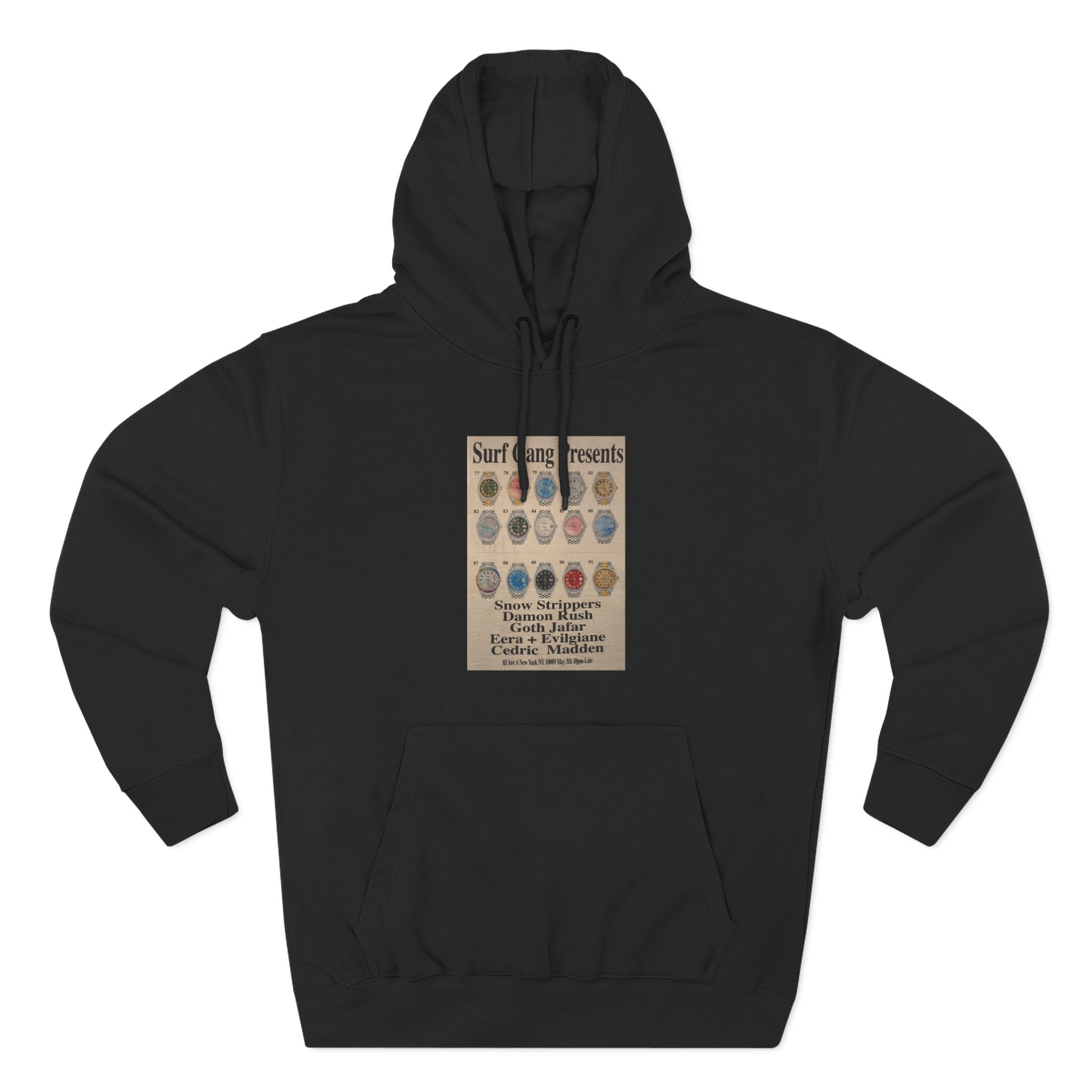 Surf Gang Three-Panel Fleece Hoodie