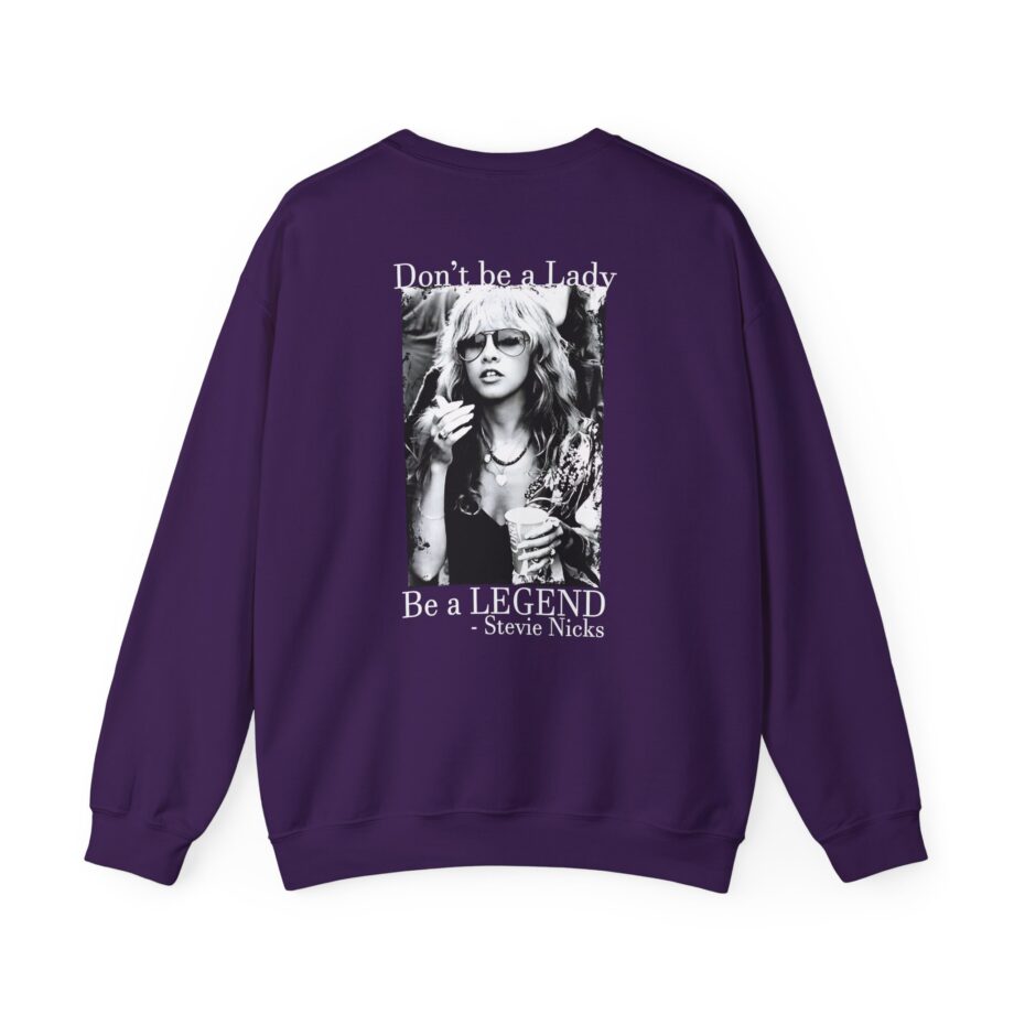 Stevie Nicks Don't Be A Lady, Be A Legend Unisex Heavy Blend™ Crewneck Sweatshirt