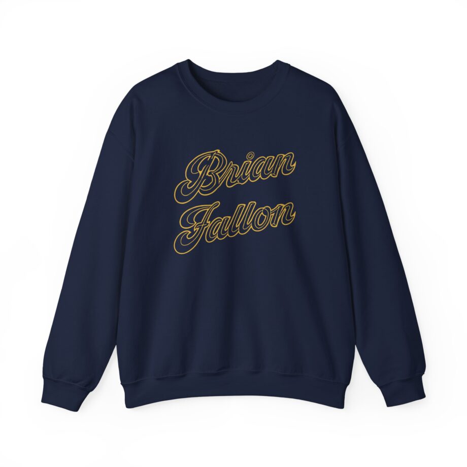 Brian Fallon Gold Text Unisex Heavy Blend™ Crewneck Sweatshirt