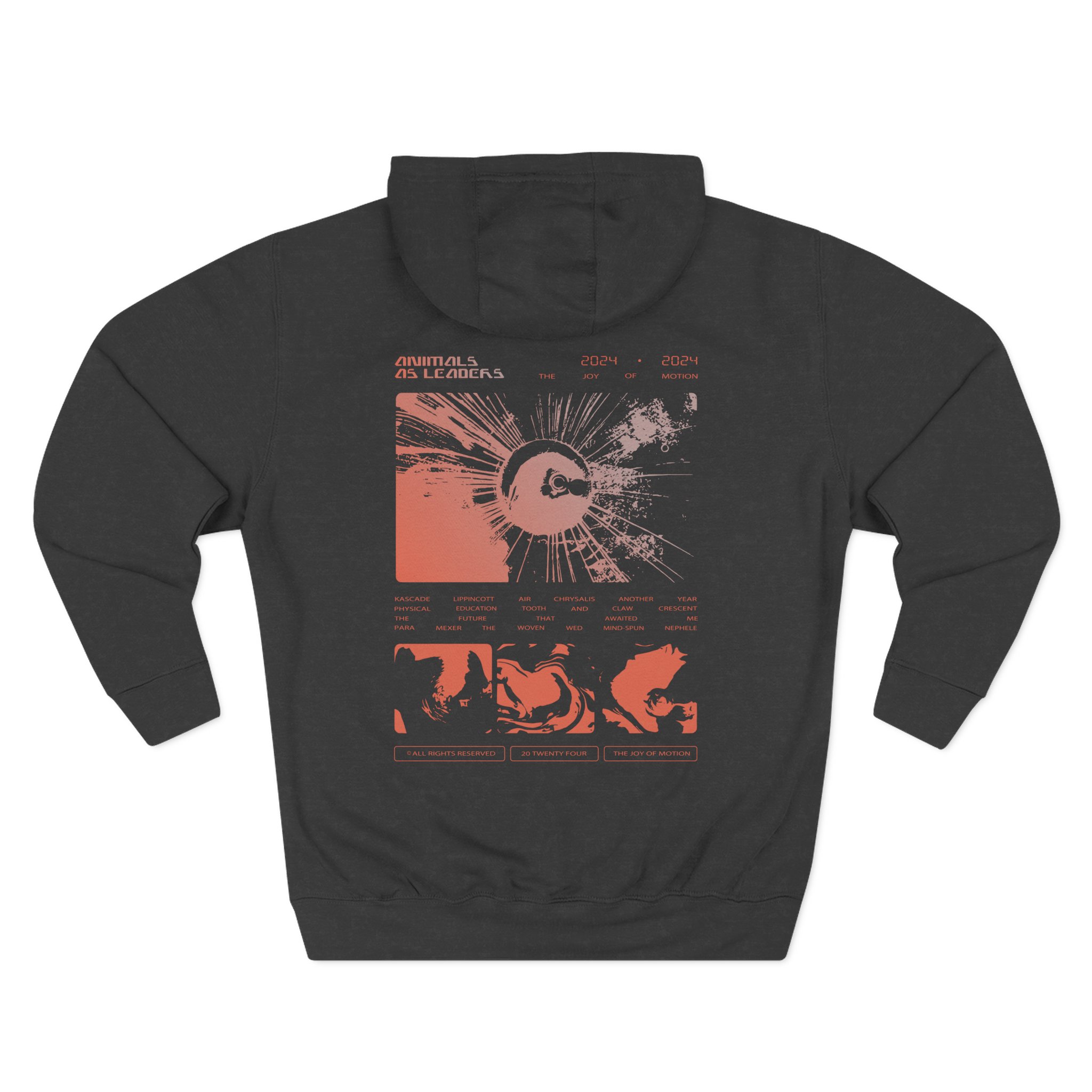 Animals as Leaders Joy of Motion Three-Panel Fleece Hoodie