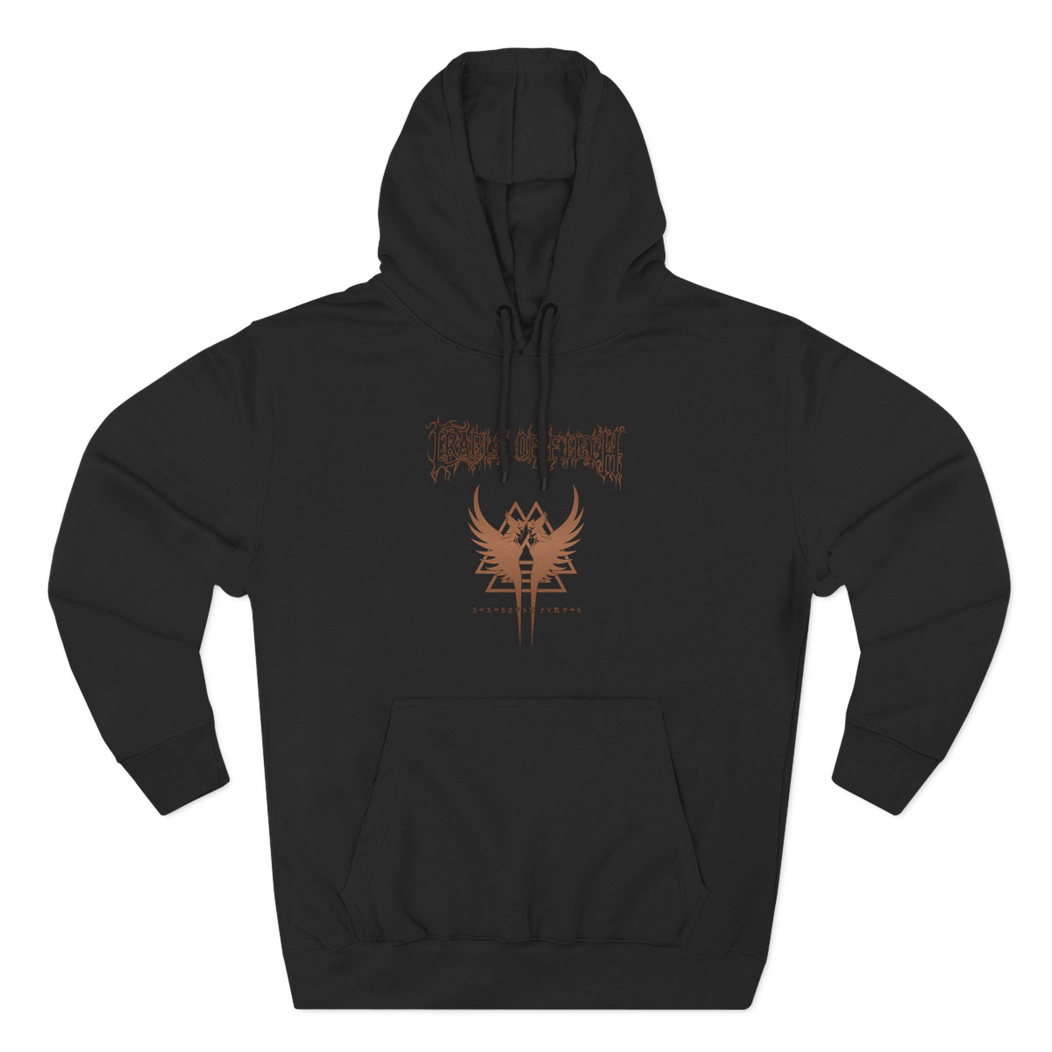 Cradle of Filth Valkyrie Sigil Three-Panel Fleece Hoodie