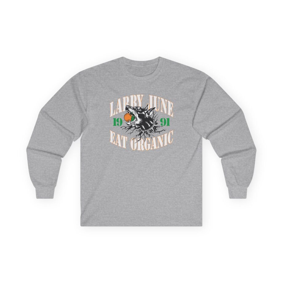 Larry June Eat Organic Unisex Ultra Cotton Long Sleeve Tee