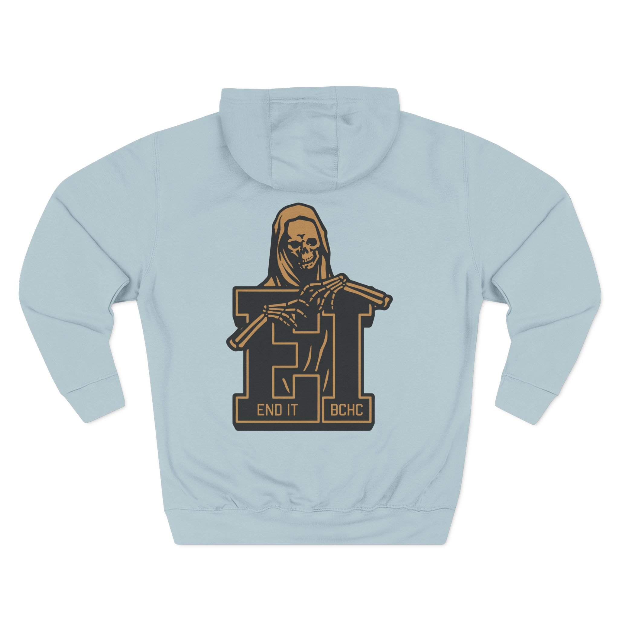End It Bchc Reaper Emblem Three-Panel Fleece Hoodie