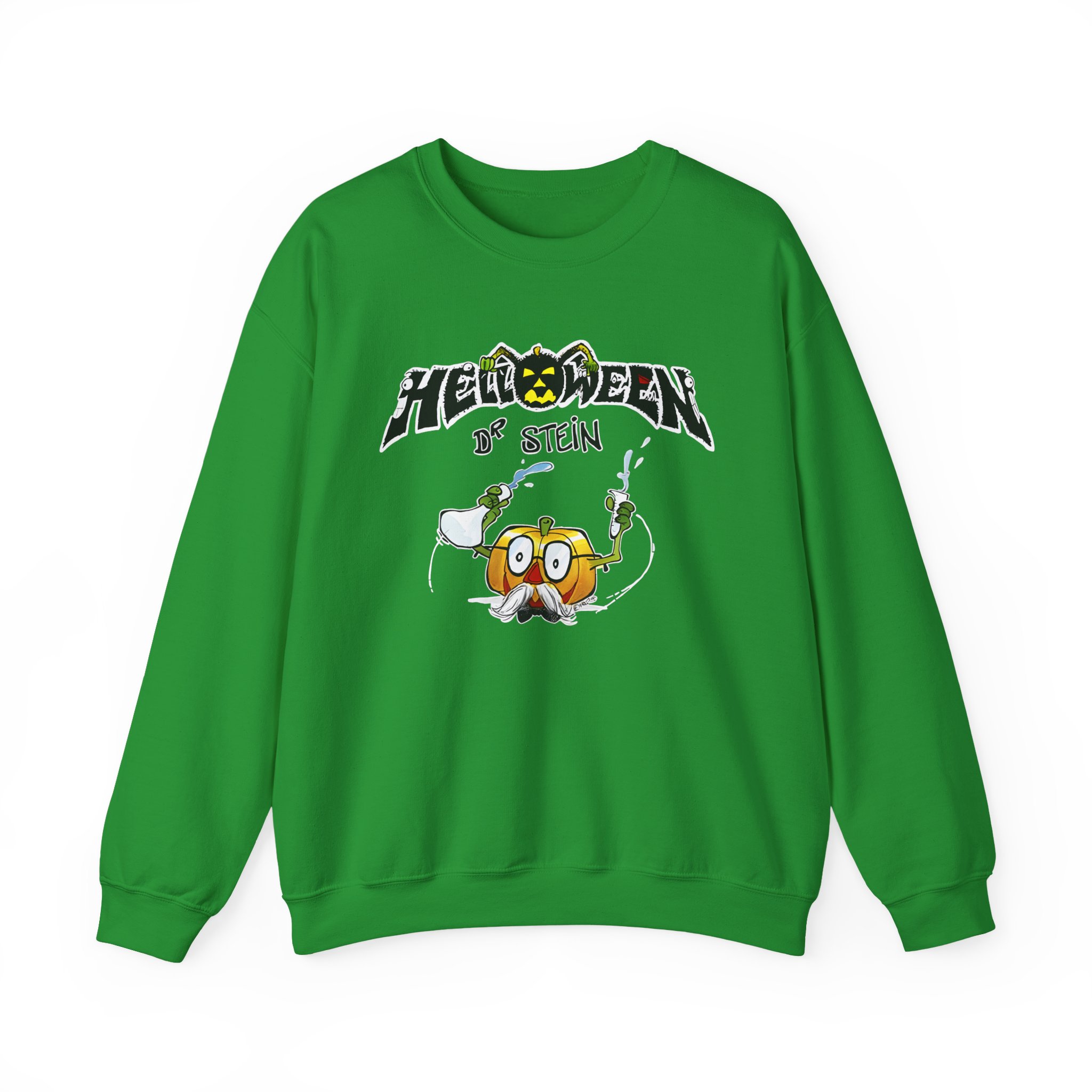 Helloween Dr. Stein Zipper Unisex Heavy Blendâ„¢ Crewneck Sweatshirt