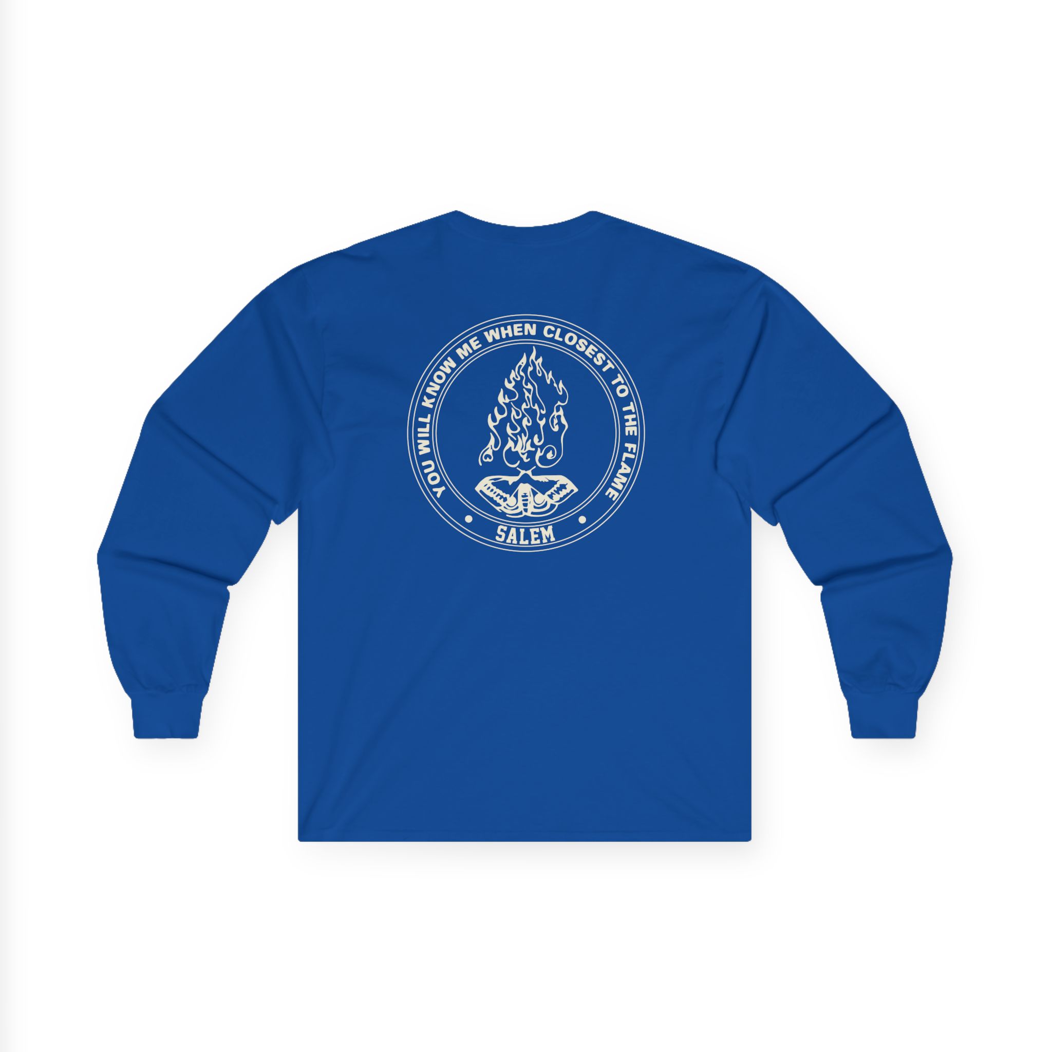 Salem Old English Unisex Ultra Cotton Long Sleeve Tee
