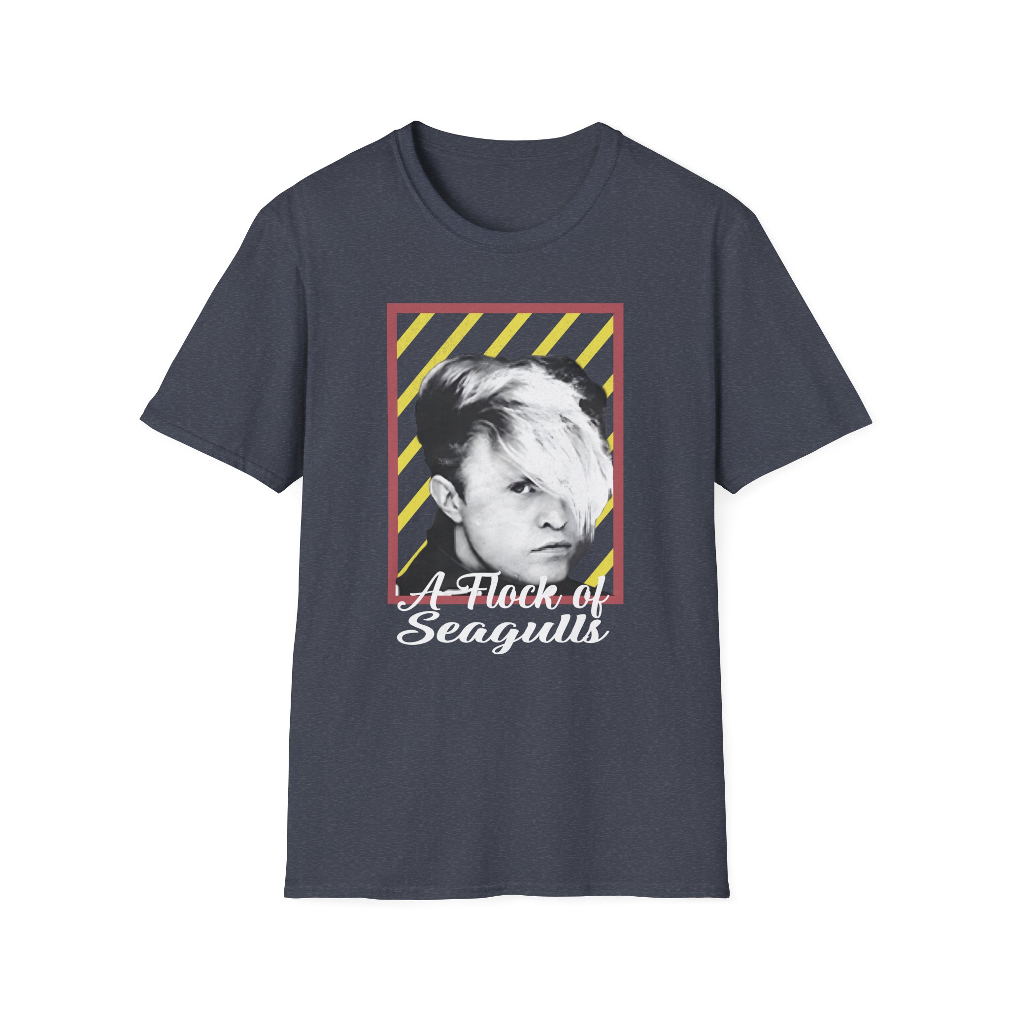 A Flock of Seagulls Neon Unisex Softstyle T-Shirt