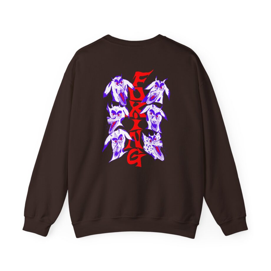 Foxing Devil Dogs Unisex Heavy Blend™ Crewneck Sweatshirt