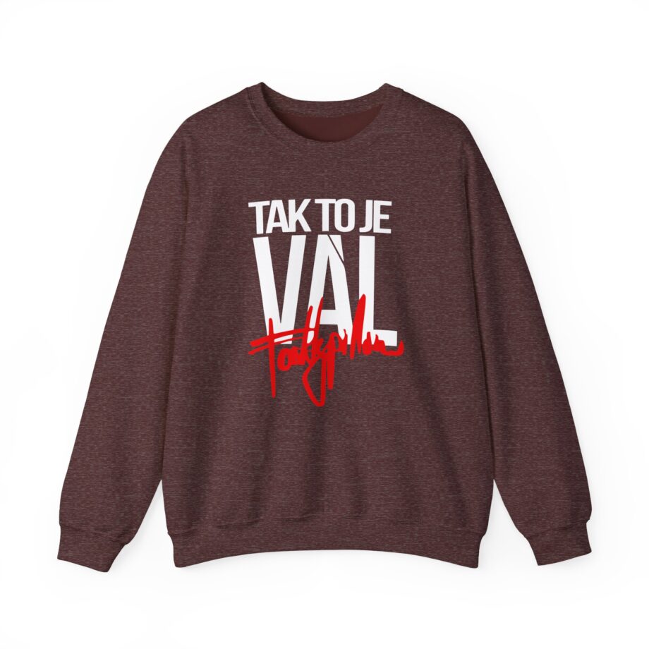 Fattypillow Tak to Je Val Unisex Heavy Blend™ Crewneck Sweatshirt