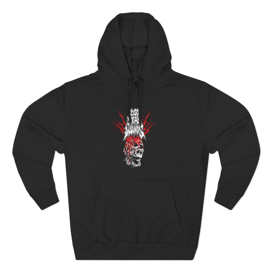 200 Stab Wounds Explode Three-Panel Fleece Hoodie