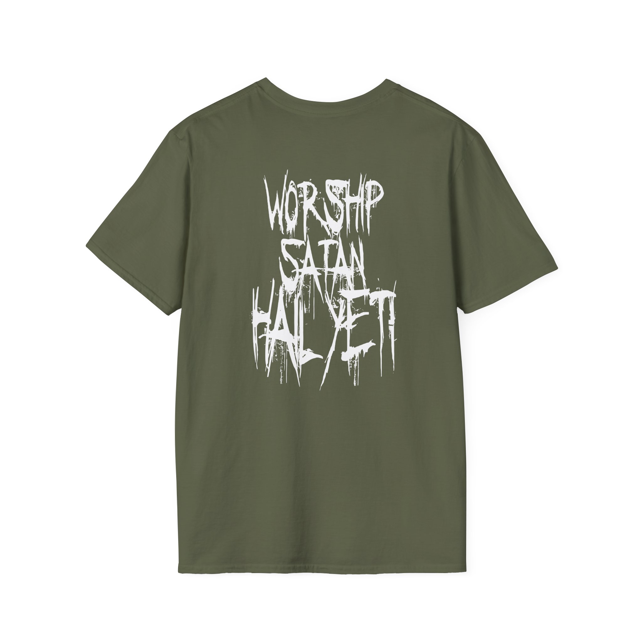 All Hail the Yeti Worship Satan Unisex Softstyle T-Shirt