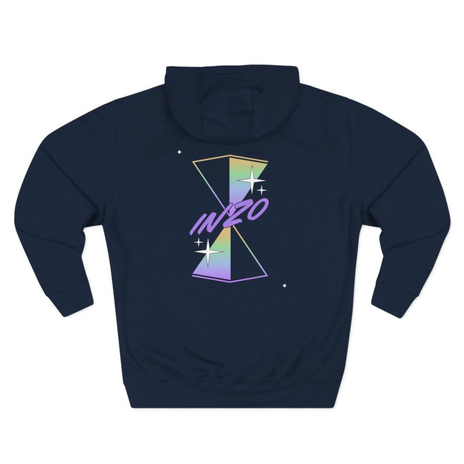 Inzo Three-Panel Fleece Hoodie
