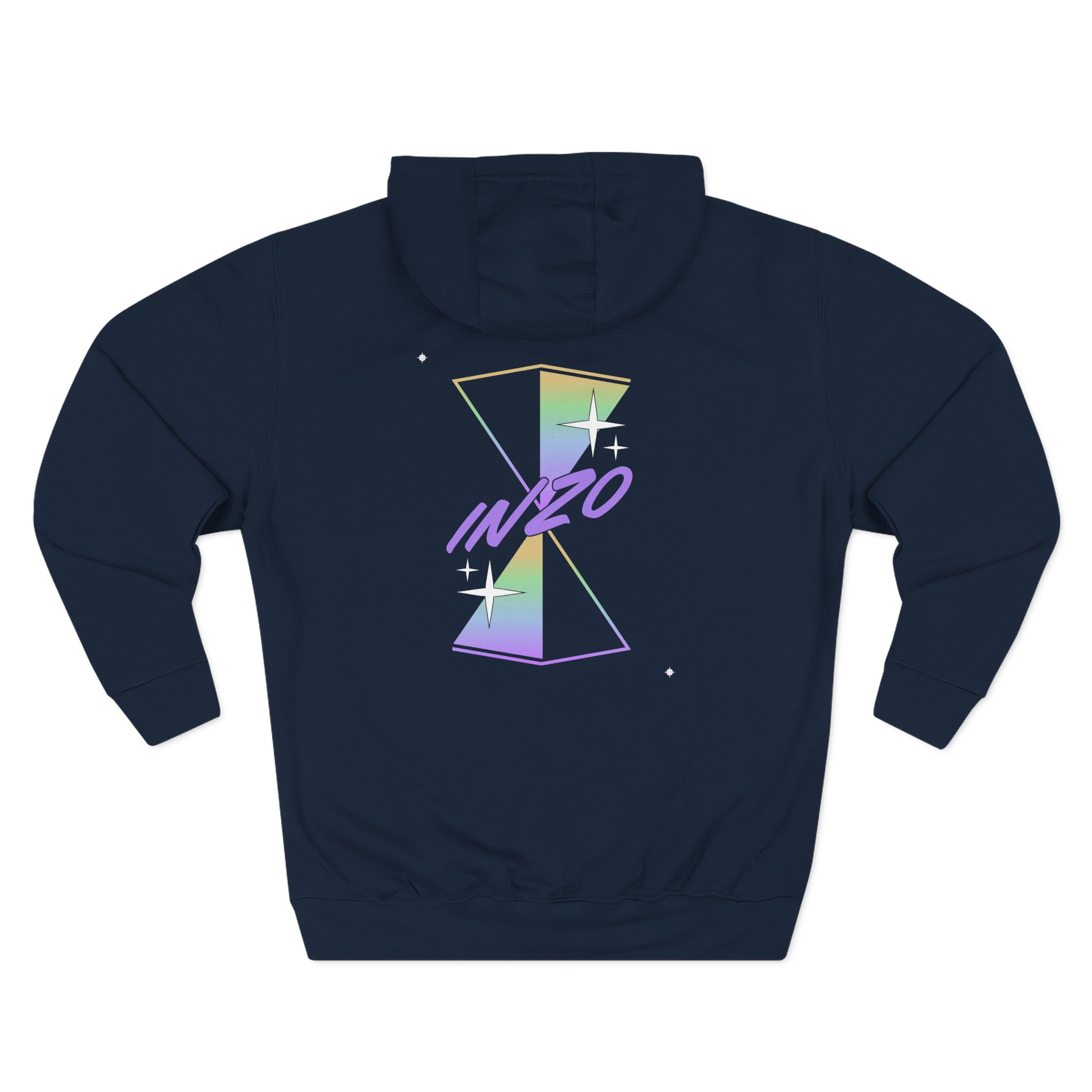 Inzo Three-Panel Fleece Hoodie