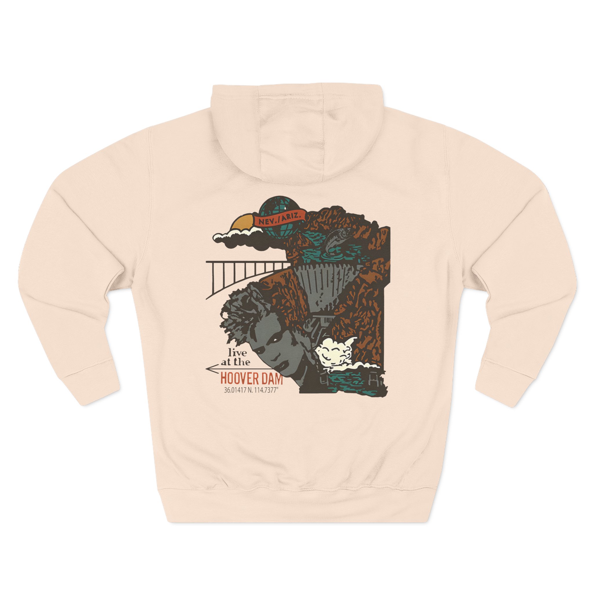 Billy Idol Hoover Dam Three-Panel Fleece Hoodie