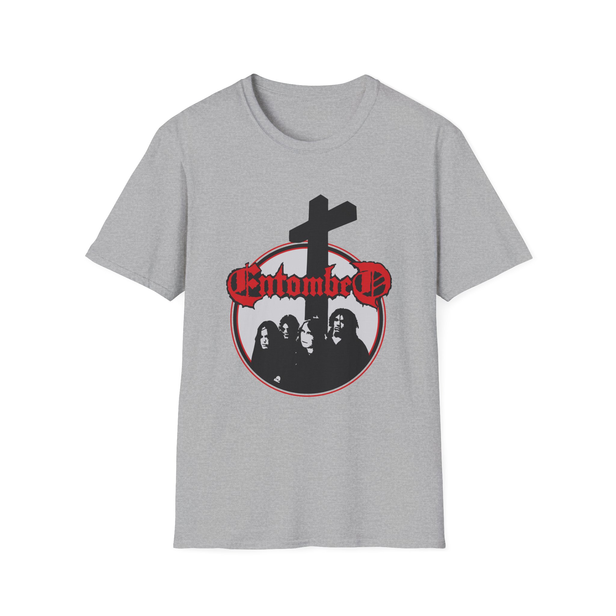 Entombed 3/4 Baseball Left Hand Unisex Softstyle T-Shirt