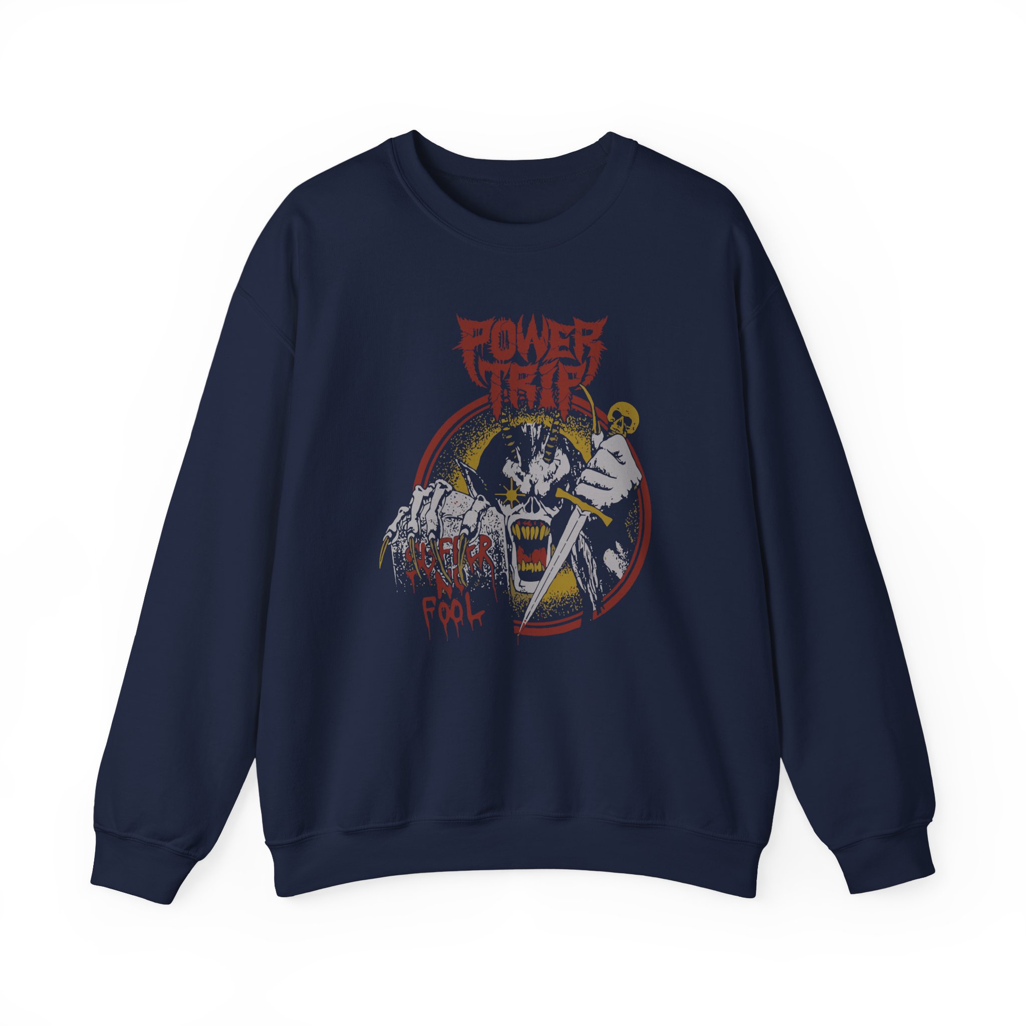 Power Trip Suffer Unisex Heavy Blendâ„¢ Crewneck Sweatshirt