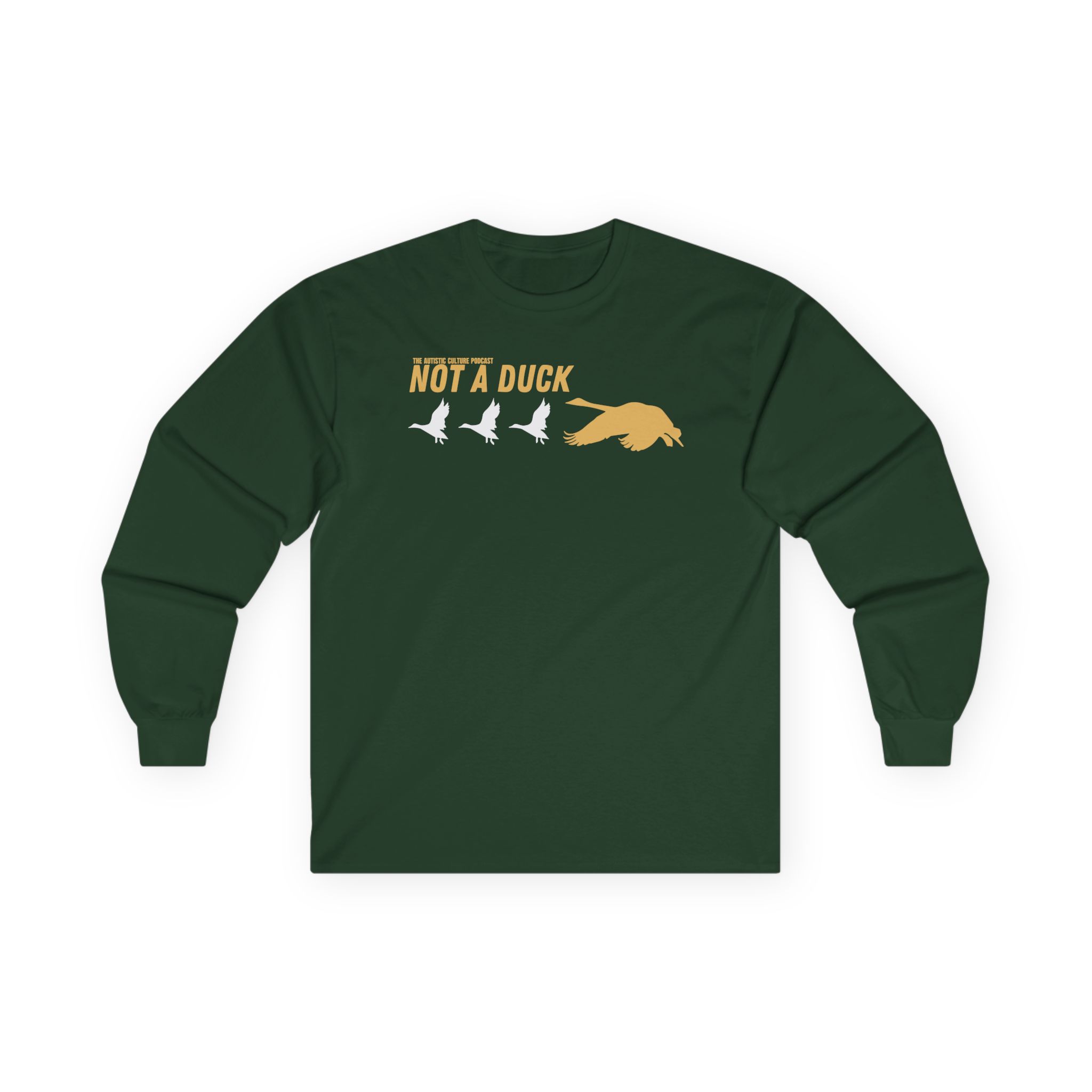 Drawfee Not a Duck Unisex Ultra Cotton Long Sleeve Tee
