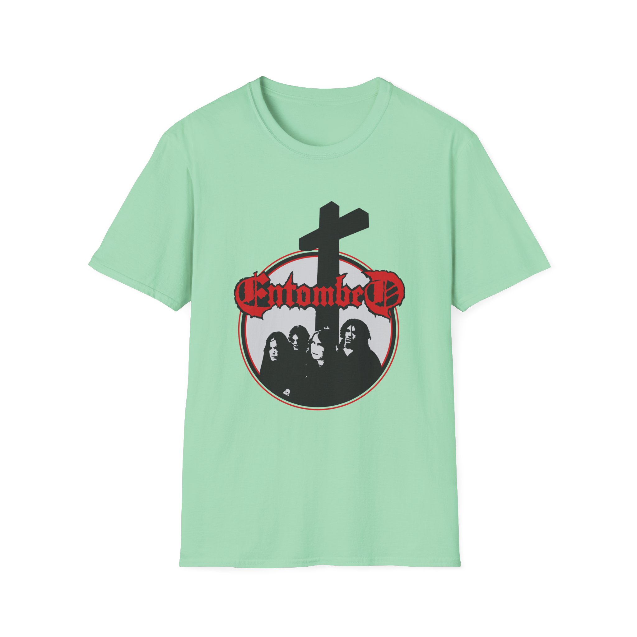 Entombed 3/4 Baseball Left Hand Unisex Softstyle T-Shirt