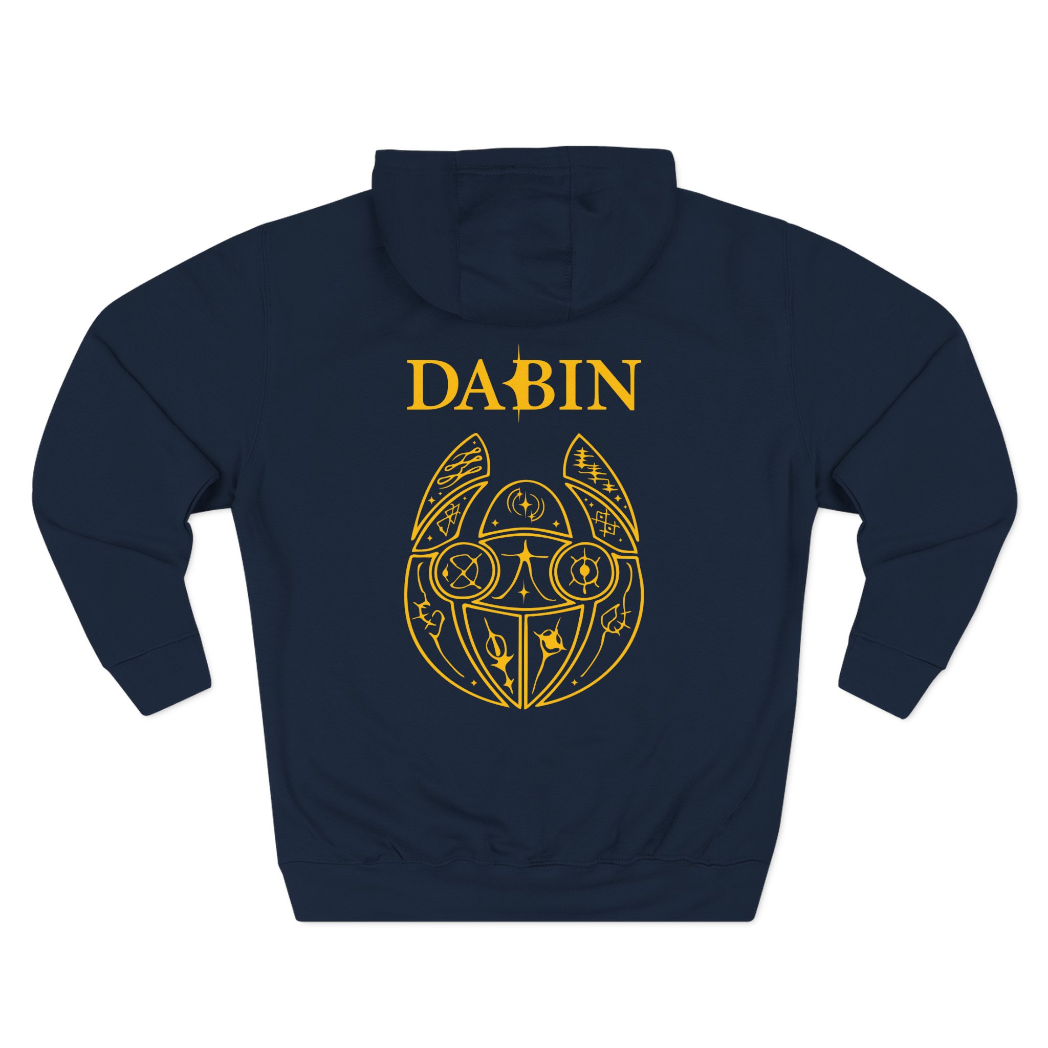 Dabin Between Broken Glyph Mask Three-Panel Fleece Hoodie