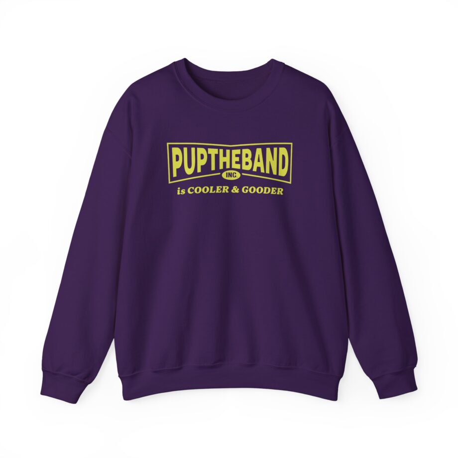 Puptheband Inc. Is Cooler & Gooder Unisex Heavy Blend Crewneck Sweatshirt