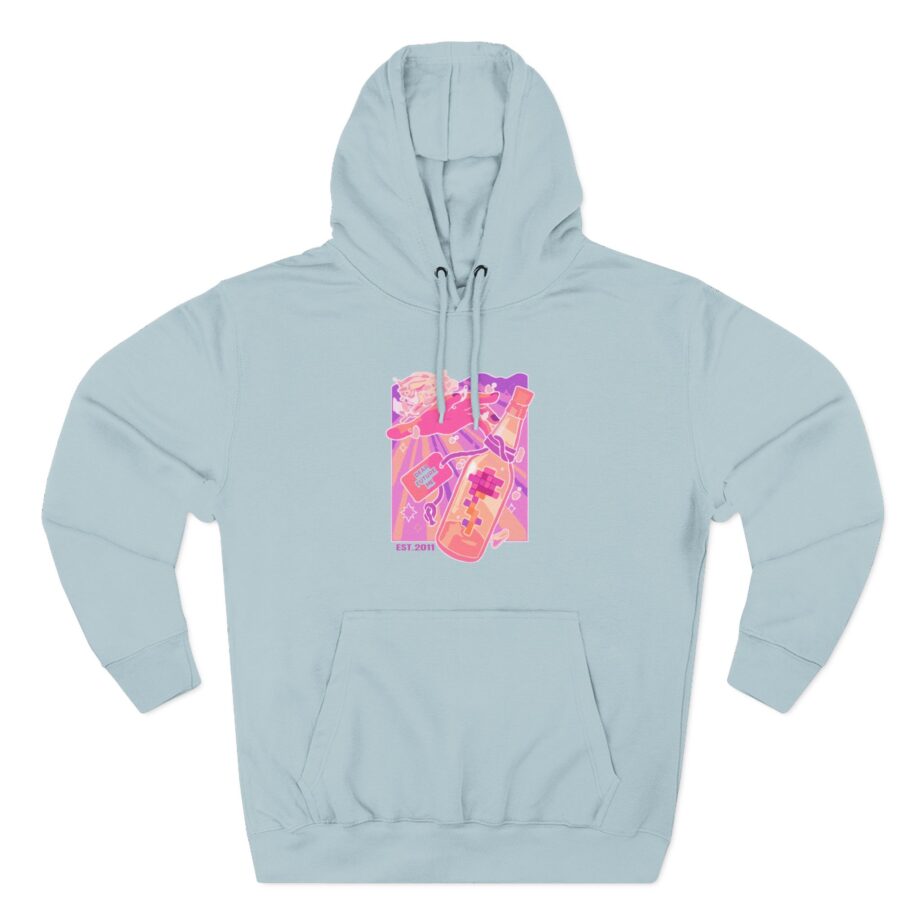 Captain Puffy Three-Panel Fleece Hoodie