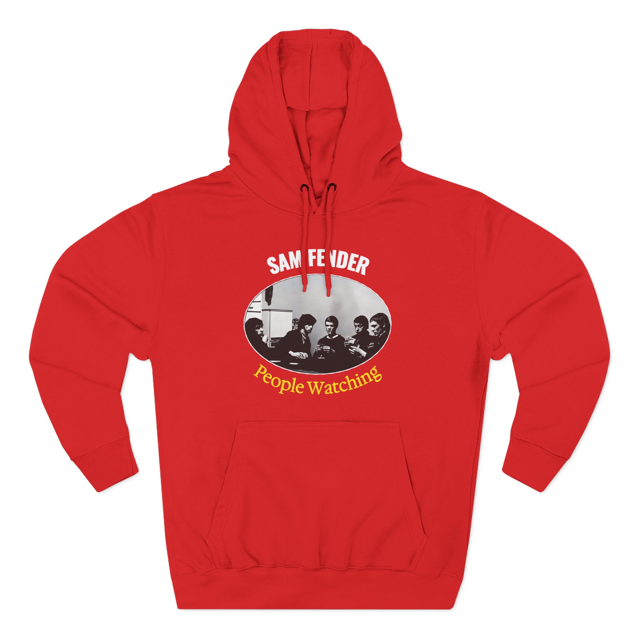 Sam Fender People Watching Three-Panel Fleece Hoodie