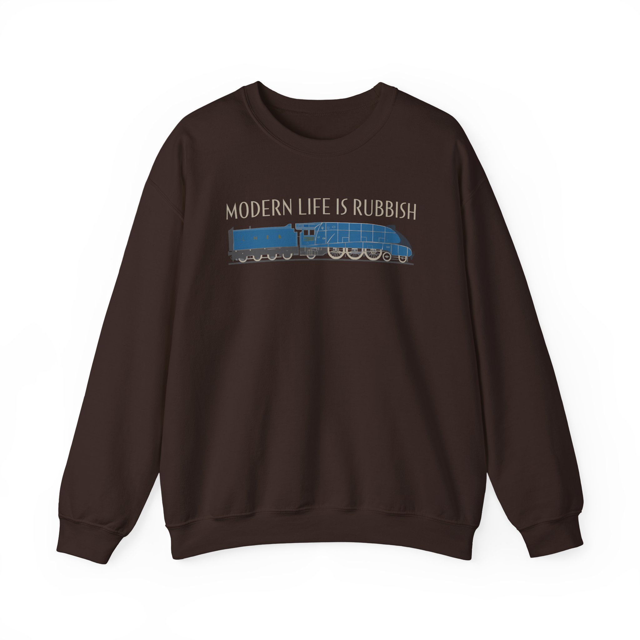 Blur Modern Life is Rubbish Train Unisex Heavy Blendâ„¢ Crewneck Sweatshirt