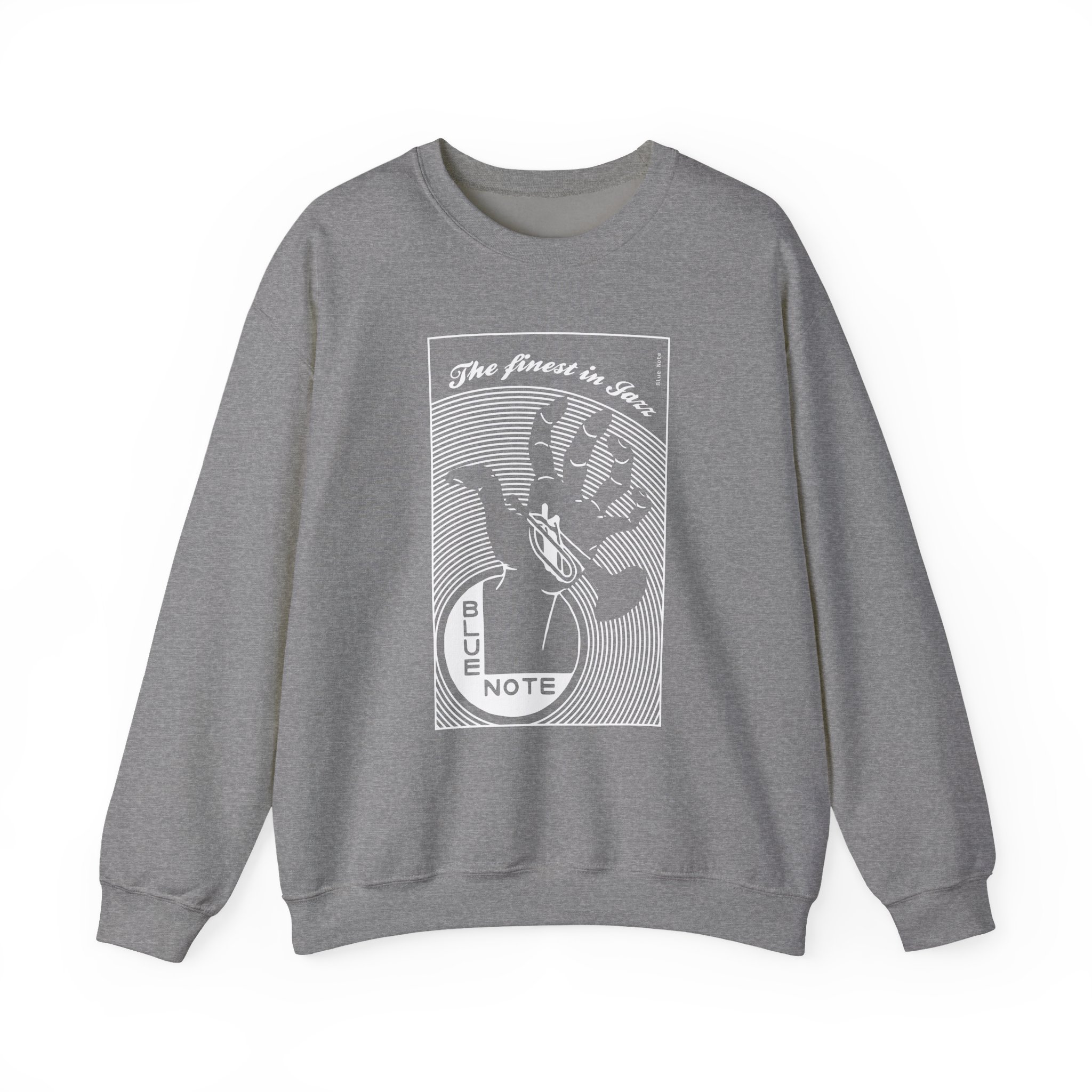 Blue Note Records Unisex Heavy Blendâ„¢ Crewneck Sweatshirt