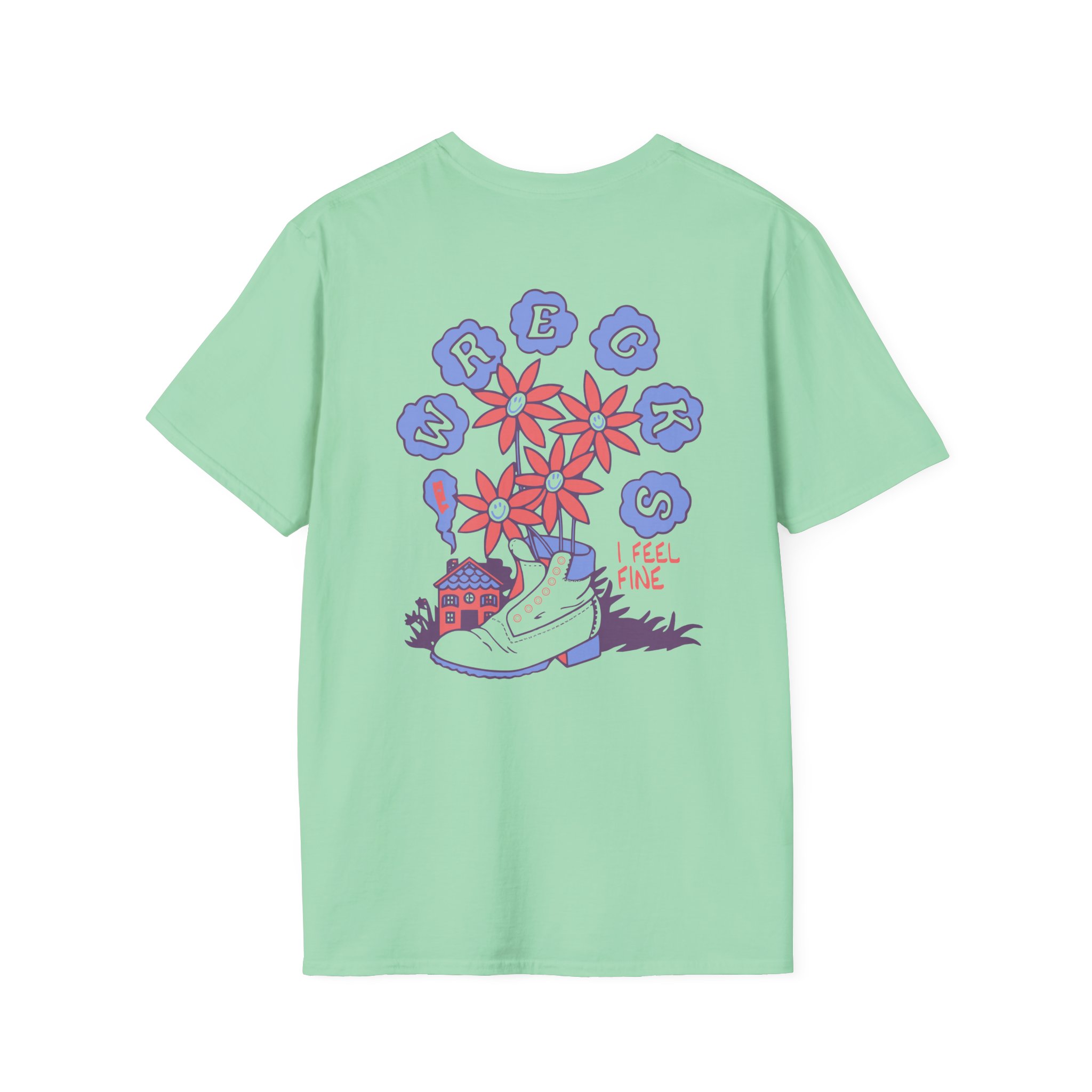 The Wrecks Floral Unisex Softstyle T-Shirt