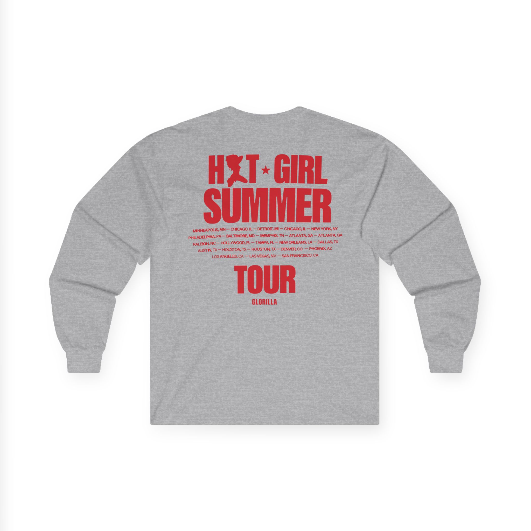 Glorilla Hot Girl Summer Tour Unisex Ultra Cotton Long Sleeve Tee