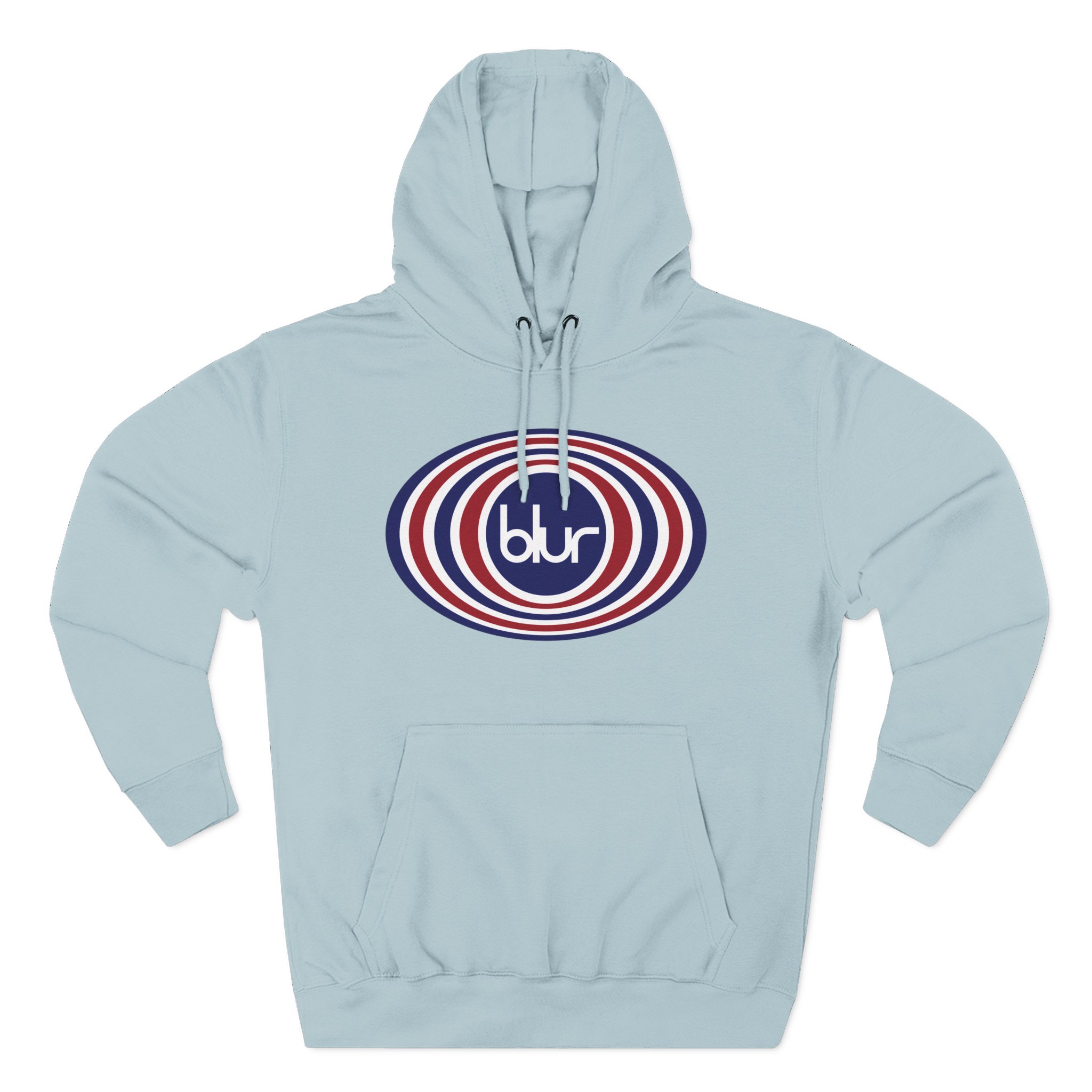 Blur Three-Panel Fleece Hoodie