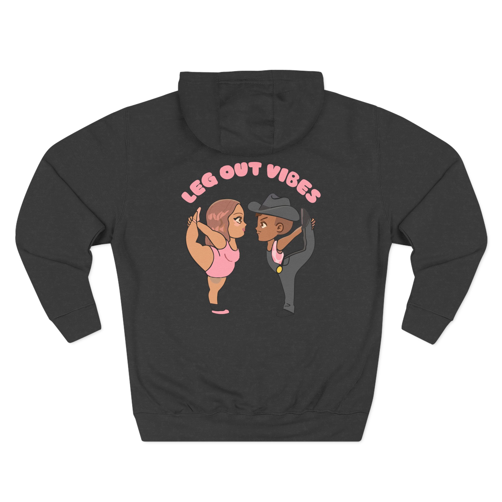 Shawty Bae Three-Panel Fleece Hoodie