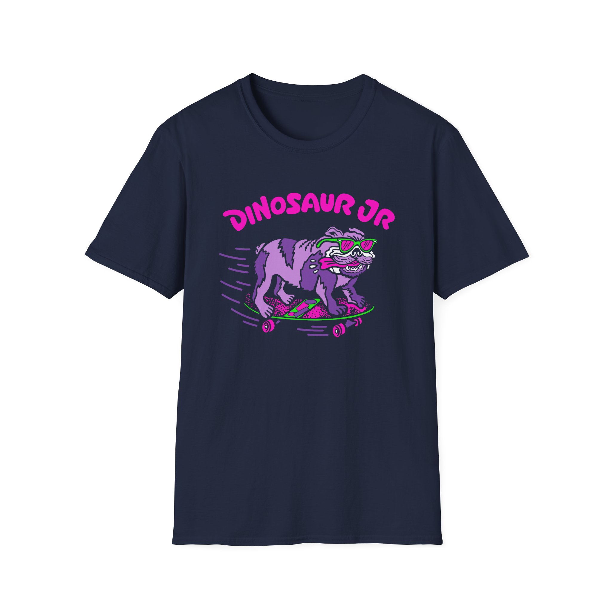 Dinosaur Jr Skateboard Bulldog Unisex Softstyle T-Shirt