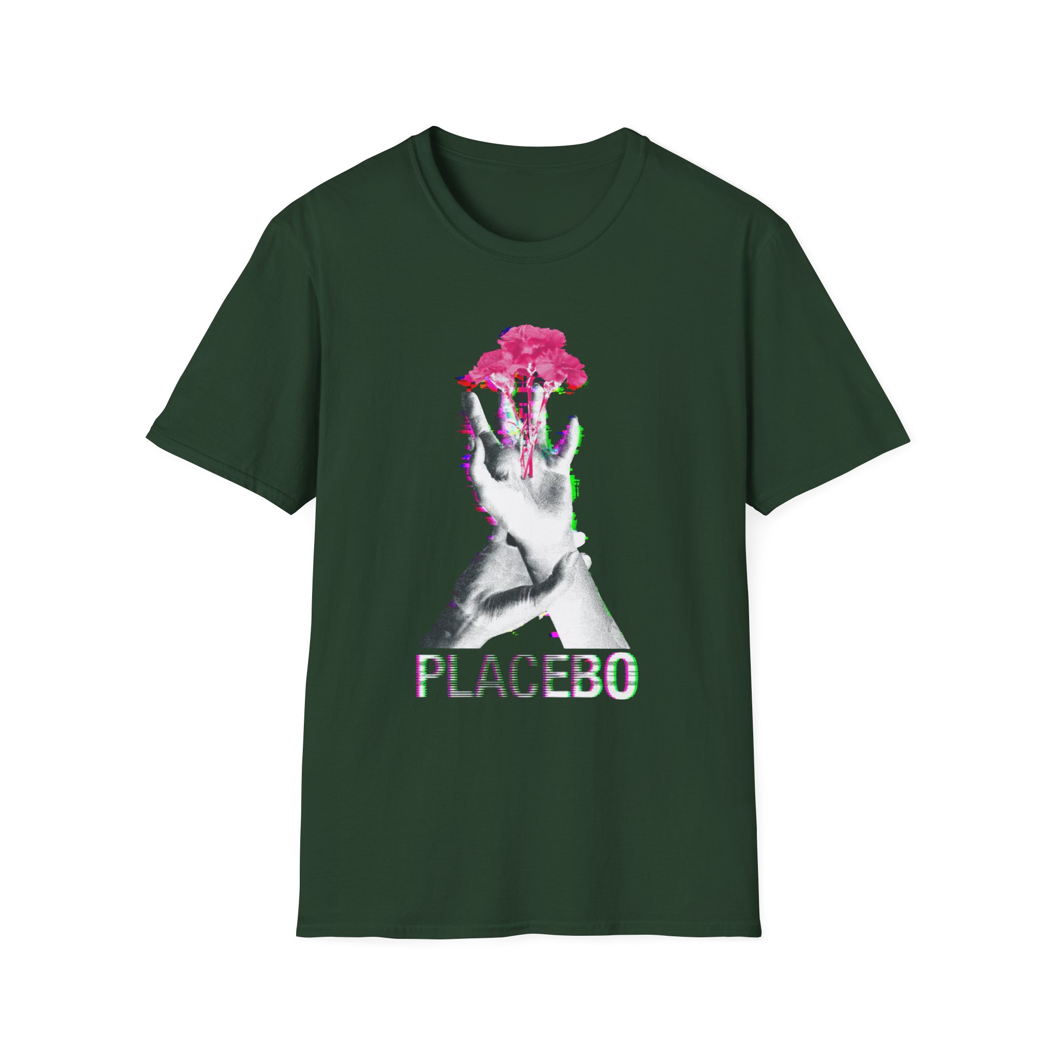 Placebo Flower Hand Unisex Softstyle T-Shirt