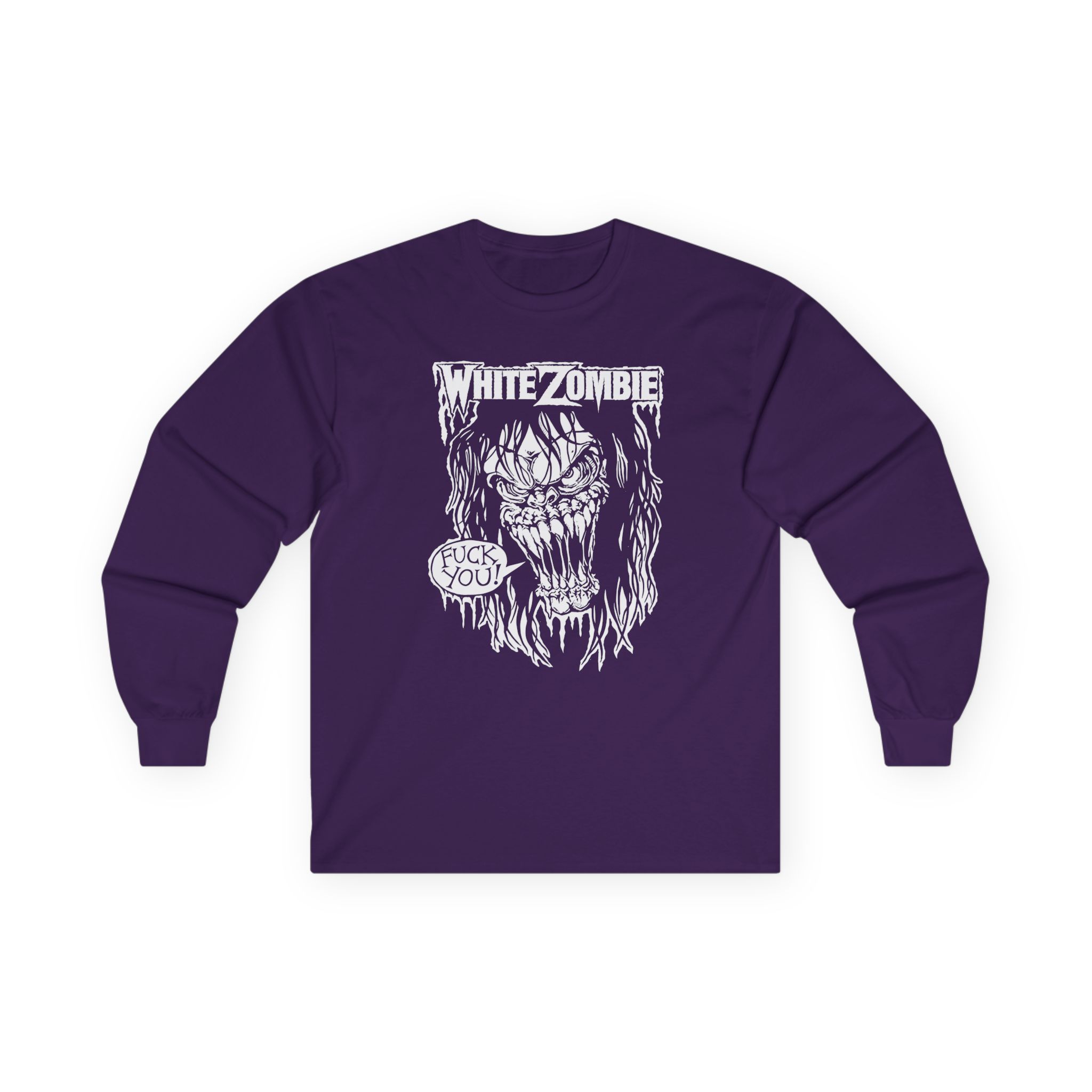 White Zombie F You Unisex Ultra Cotton Long Sleeve Tee