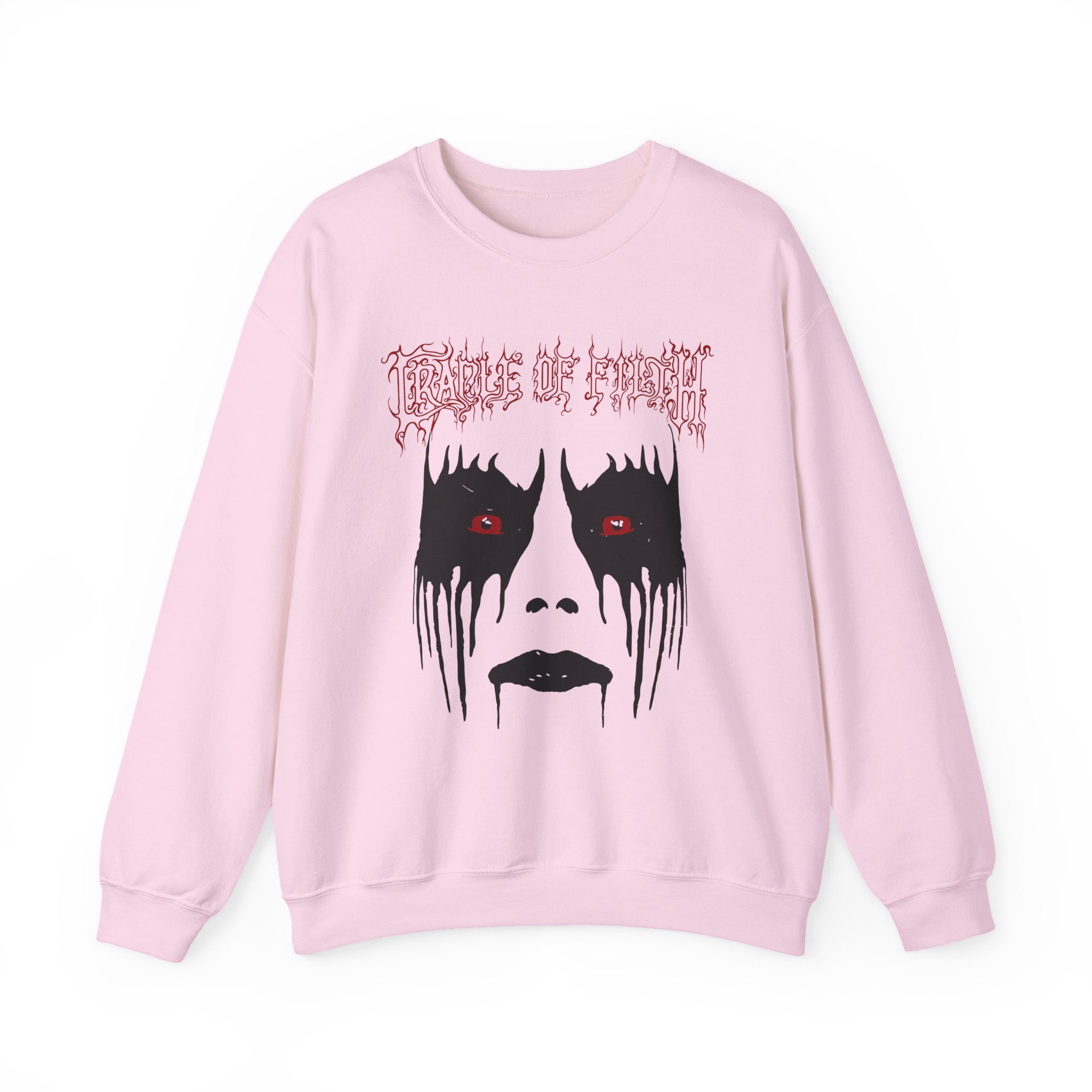 Cradle of Filth Dani Make Up Unisex Heavy Blendâ„¢ Crewneck Sweatshirt