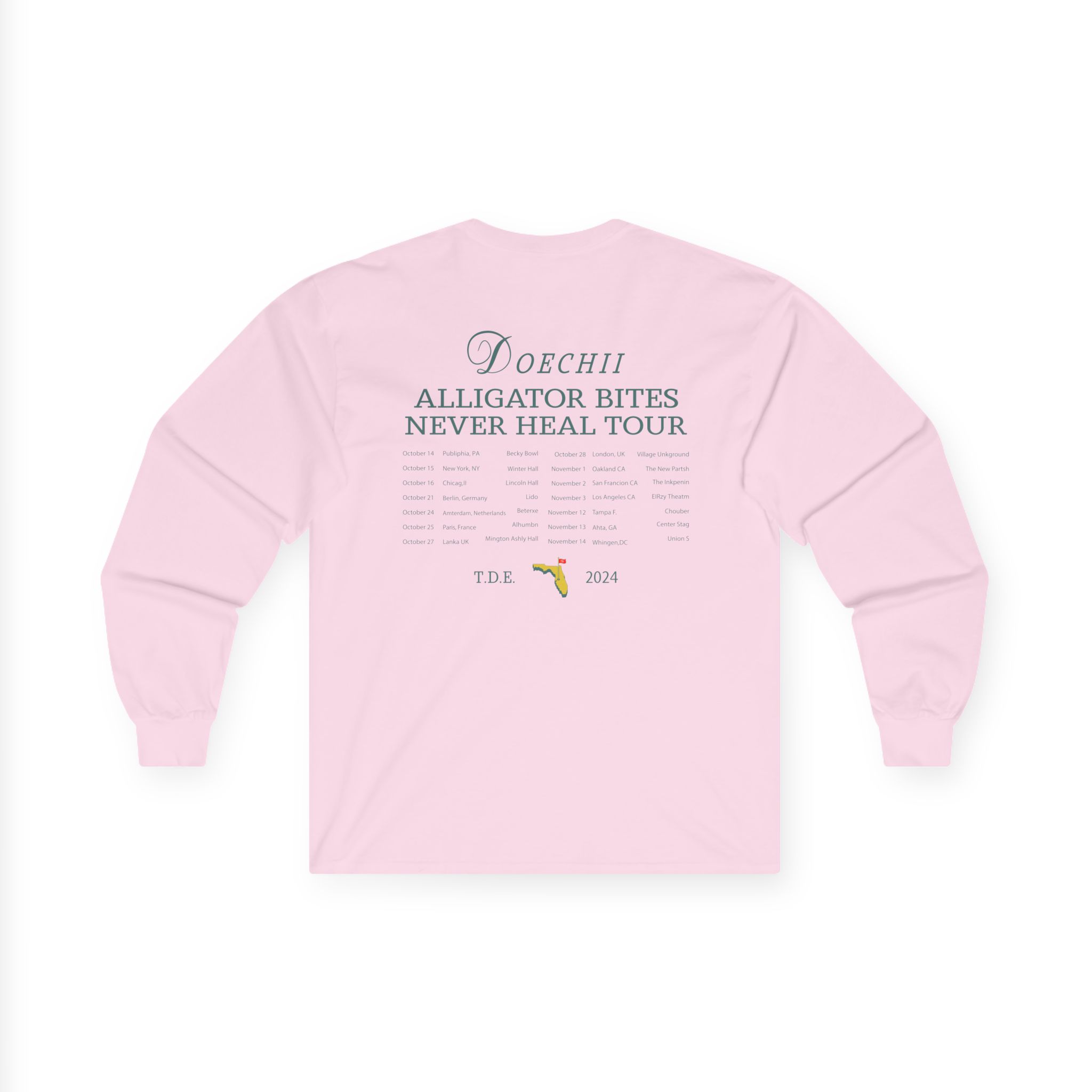 Doechii Alligator Bites Never Heal Tour Unisex Ultra Cotton Long Sleeve Tee